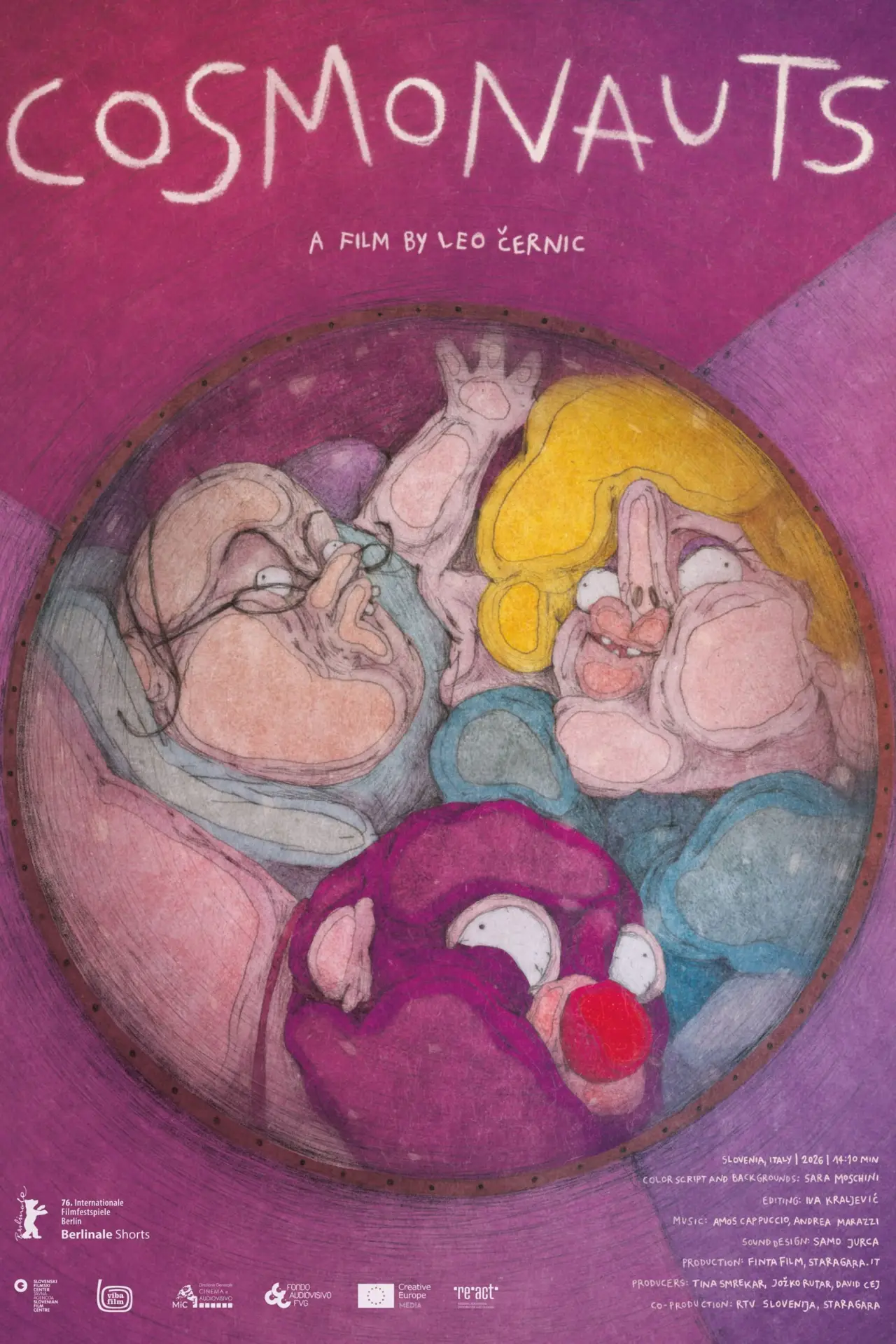 Plakat filmowy "Kozmonavti"