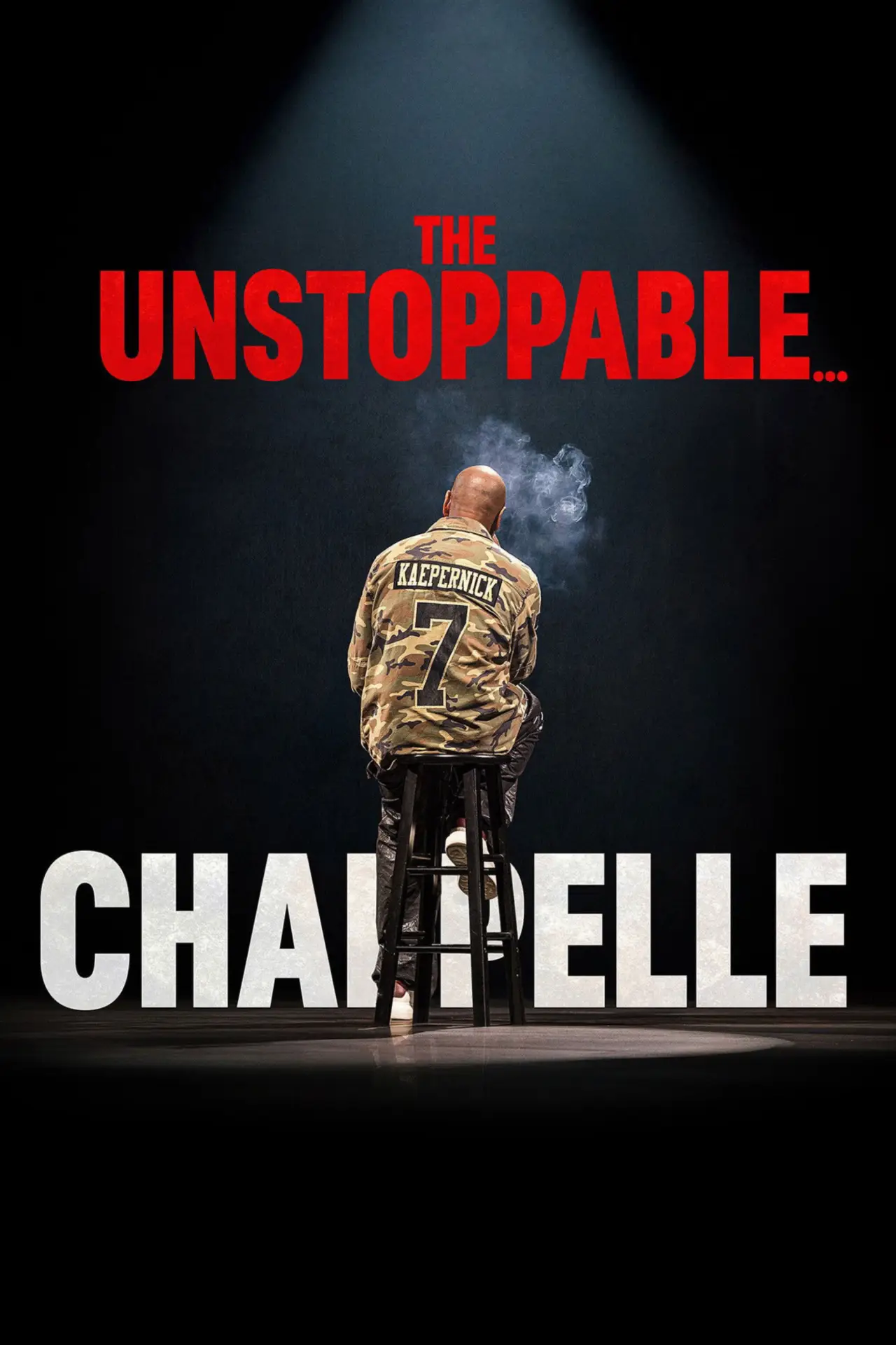 Plakat filmowy "Dave Chappelle: The Unstoppable..."