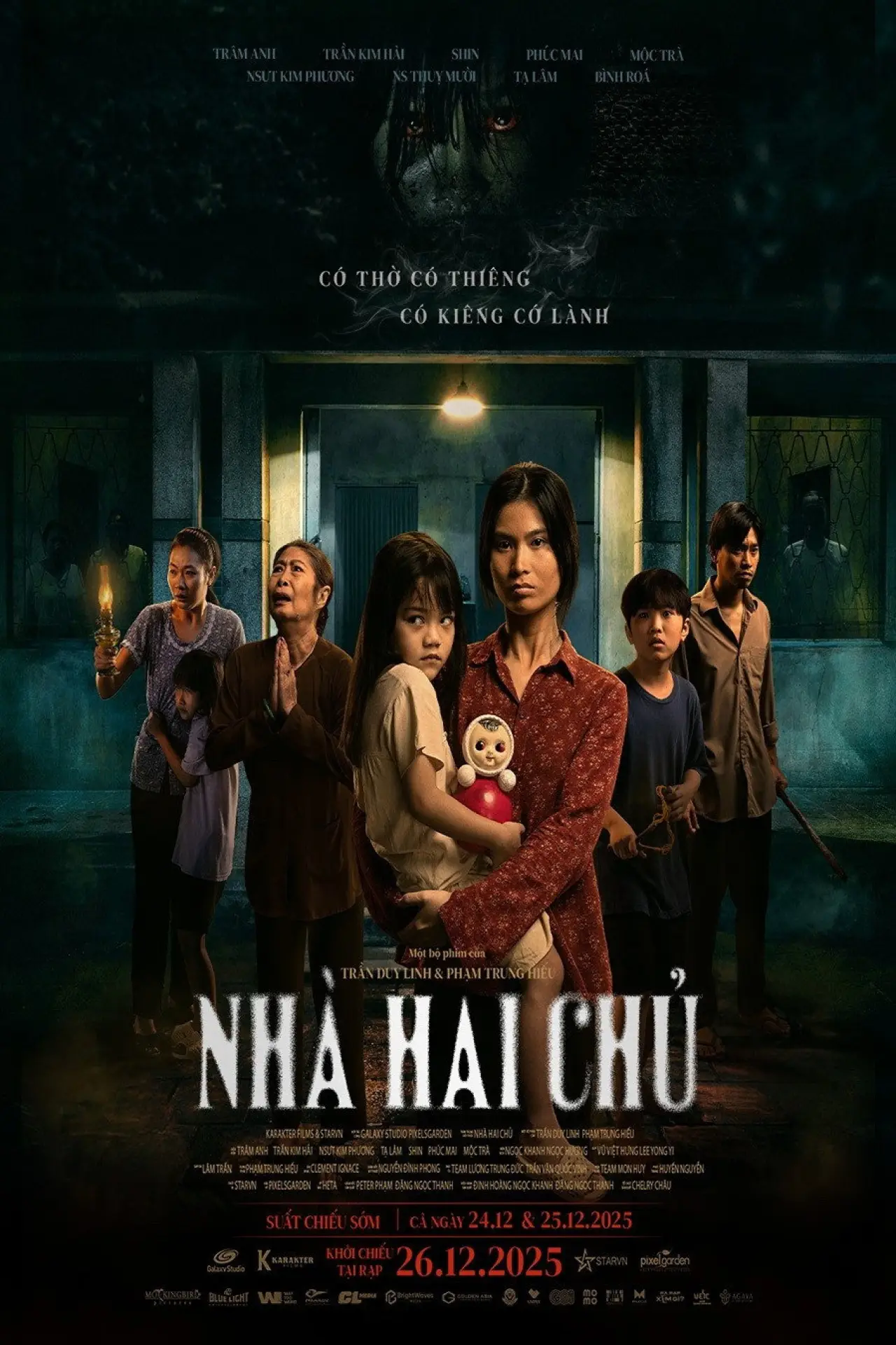 Plakat filmowy "Nhà Hai Chủ"