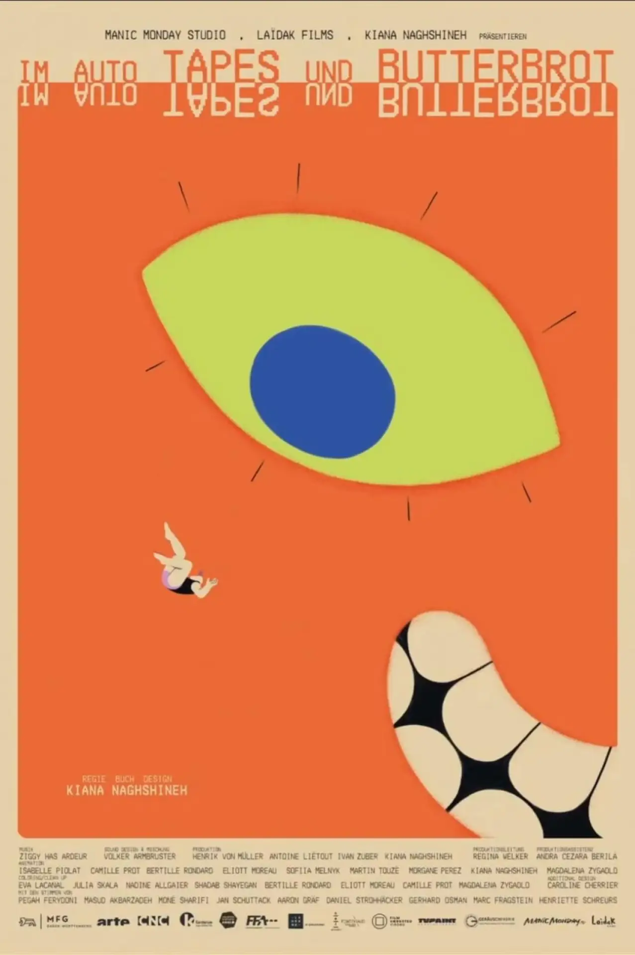 Plakat filmowy "Im Auto Tapes Und Butterbrot"