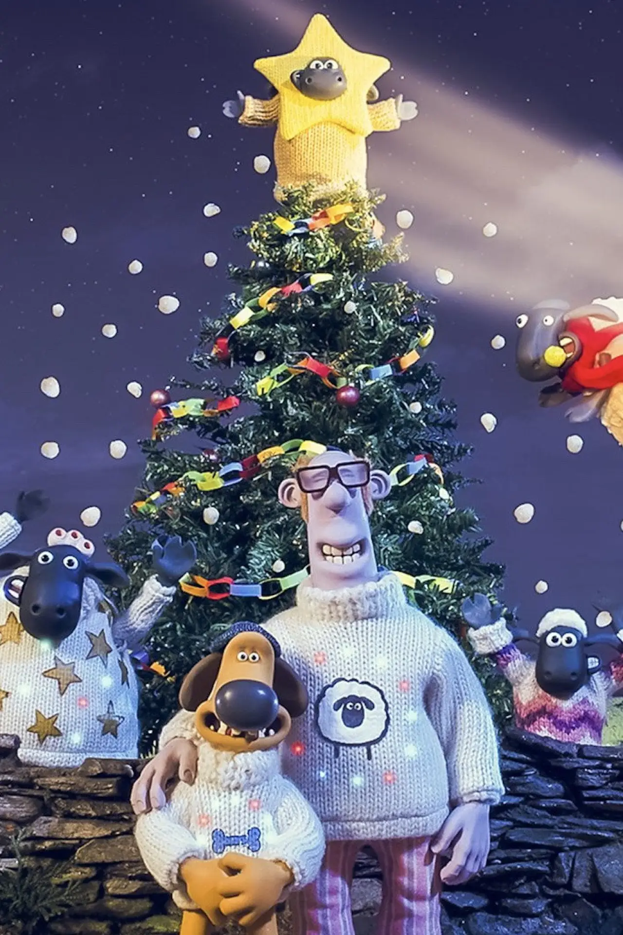 Plakat filmowy "Shaun the Sheep: Fleece Navidad"