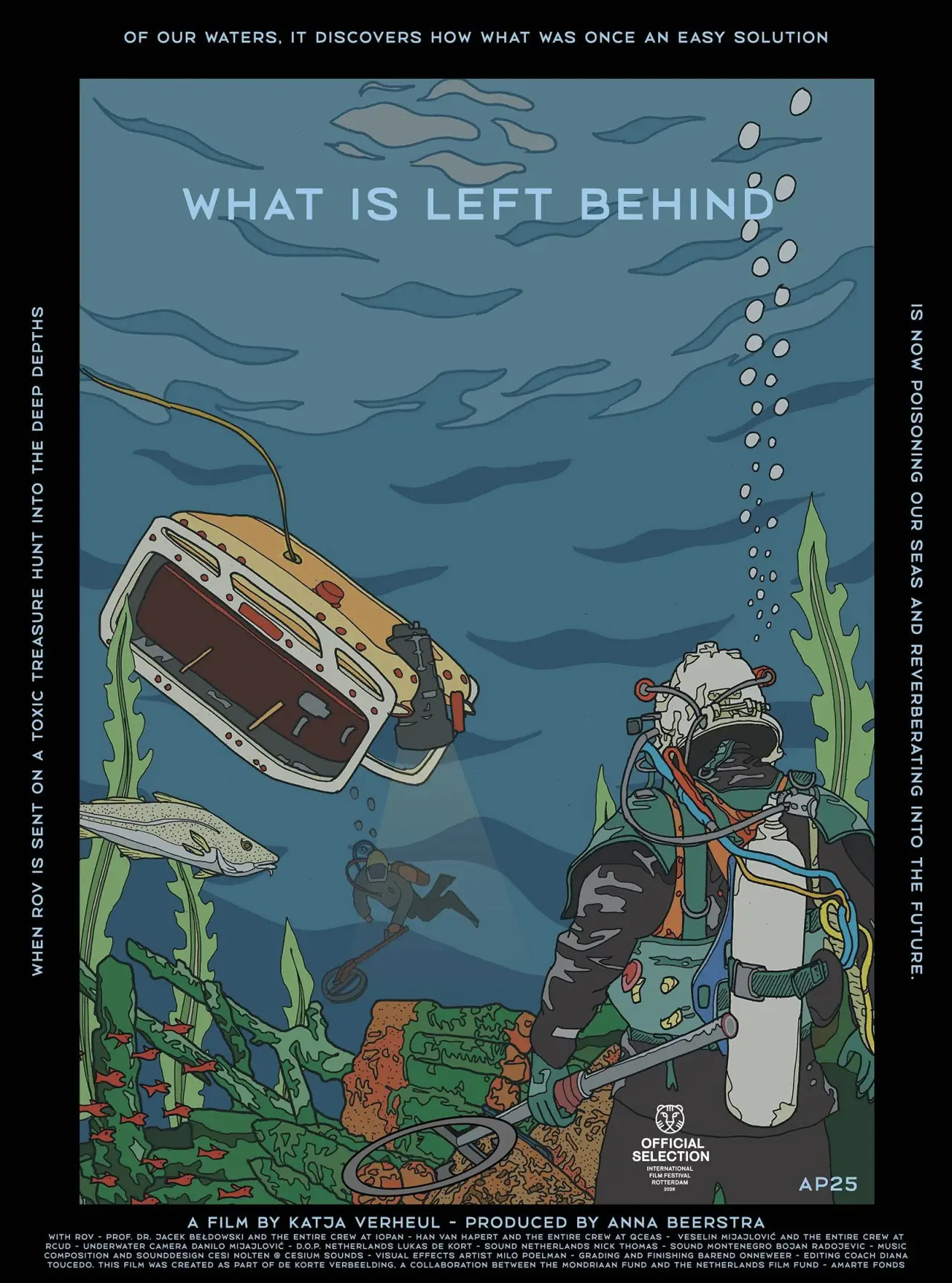 Plakat filmowy "What is left behind"