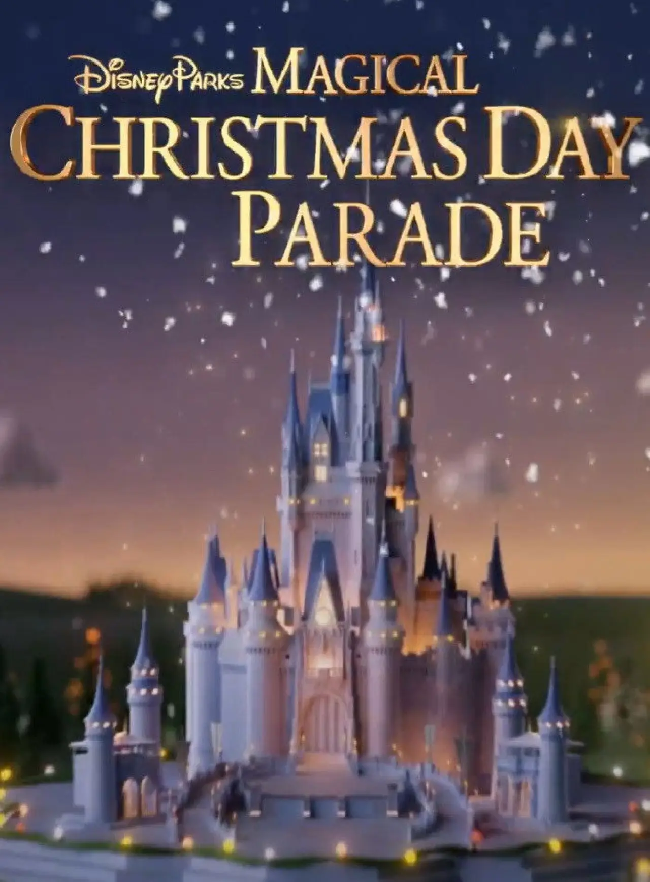 Plakat filmowy "Disney Parks Magical Christmas Day Parade"