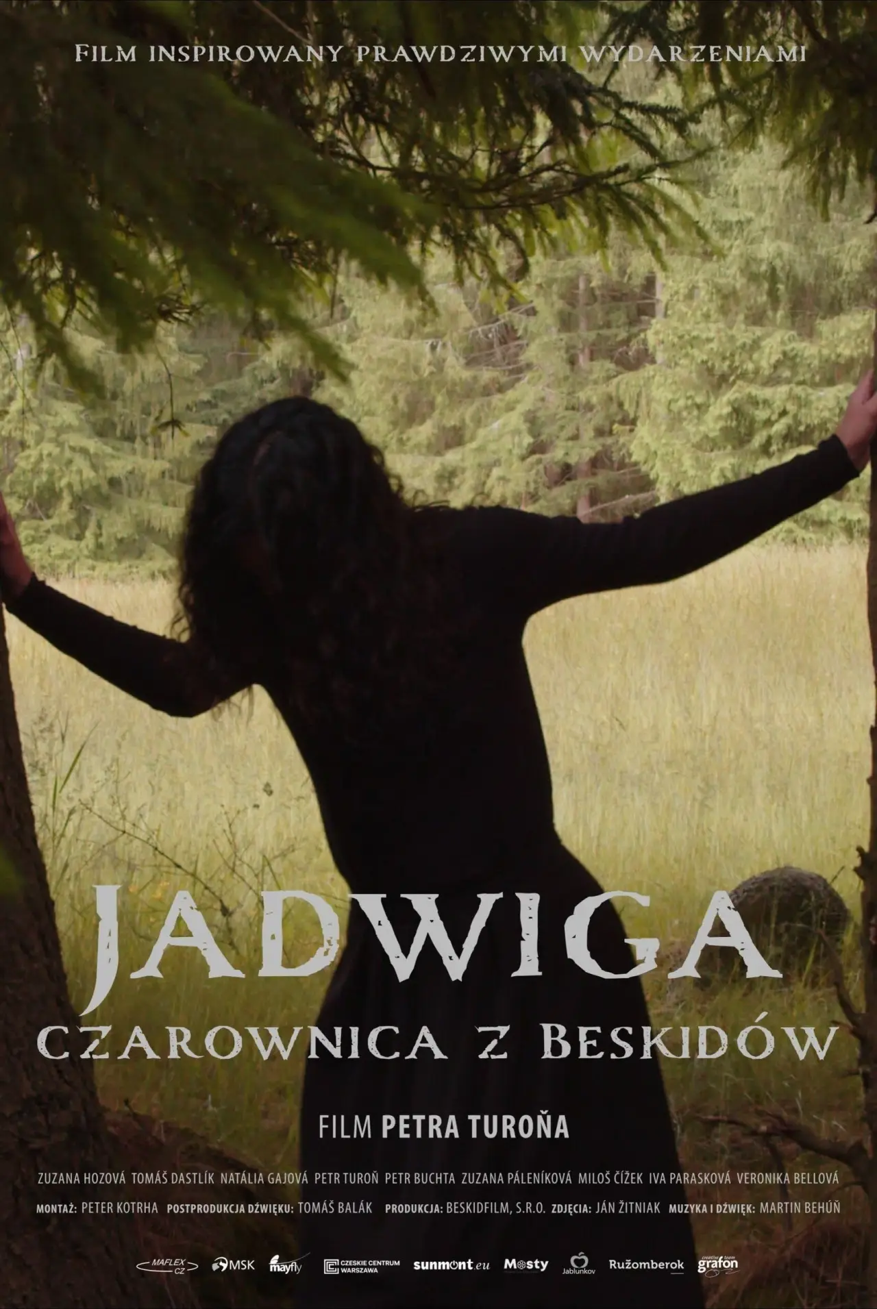Plakat filmowy "Jadwiga, czarownica z Beskidów"