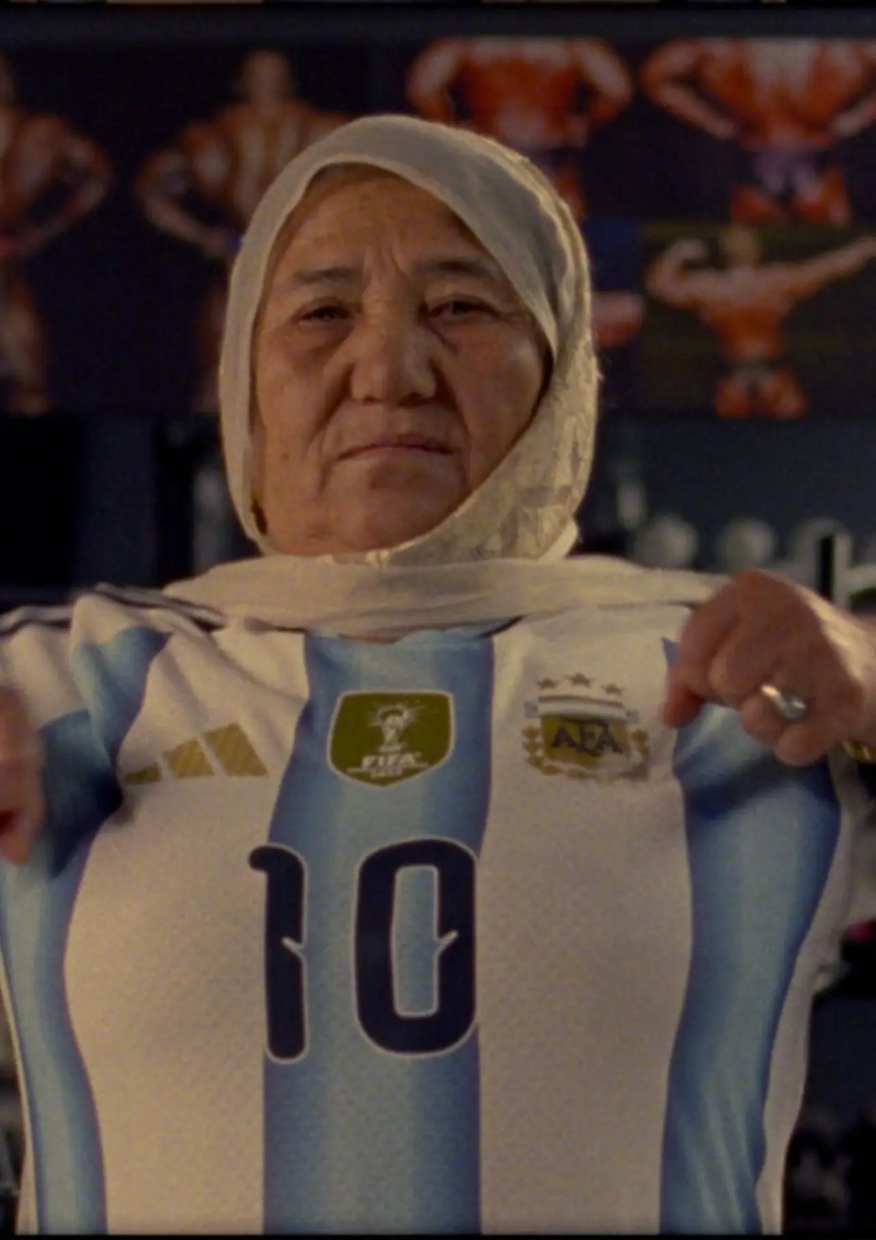 Plakat filmowy "Super Afghan Gym"