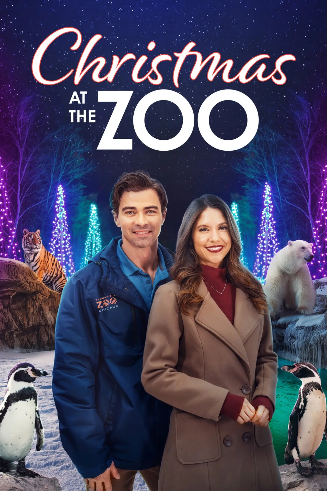 Plakat filmowy "Christmas at the Zoo"