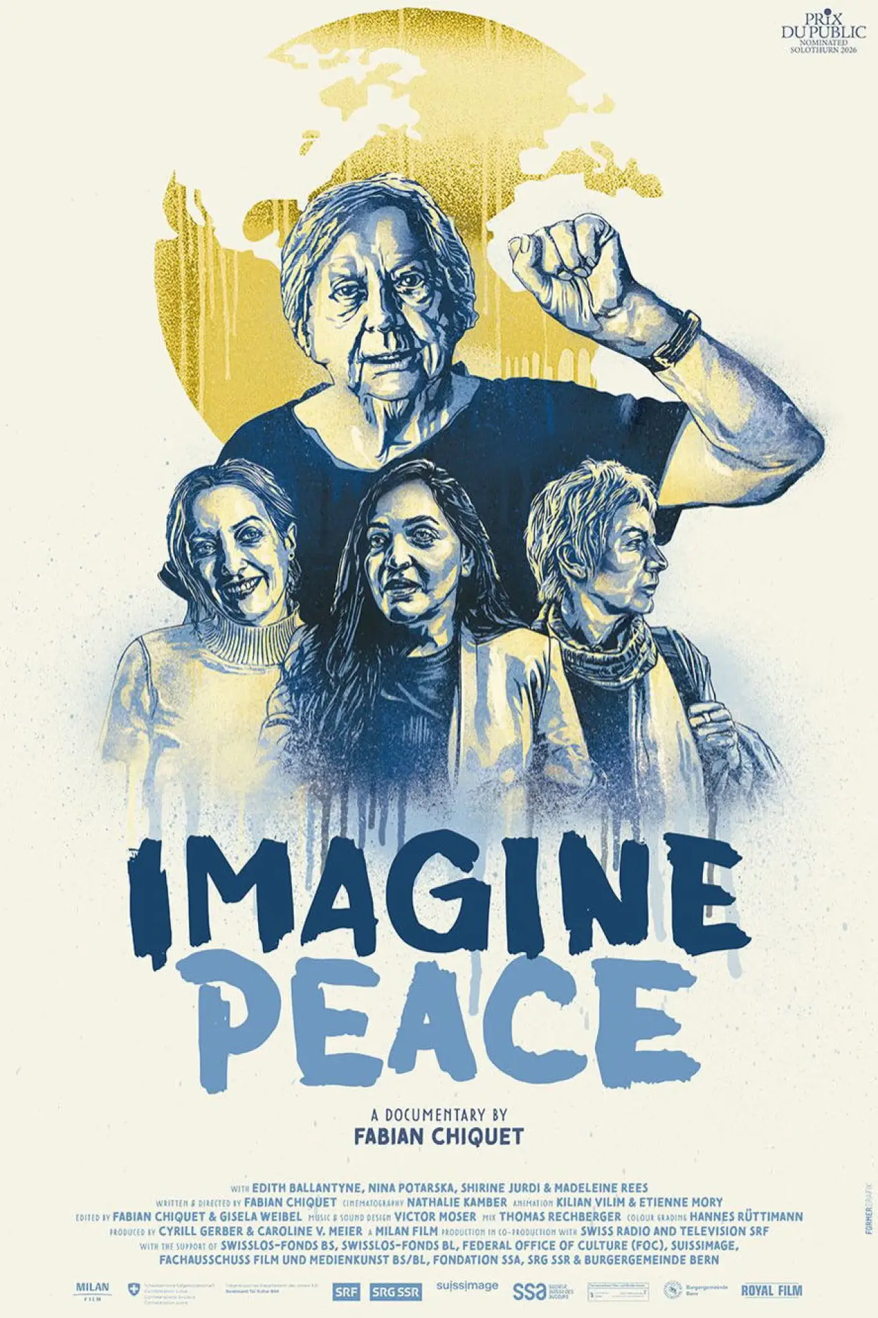 Plakat filmowy "Imagine Peace"