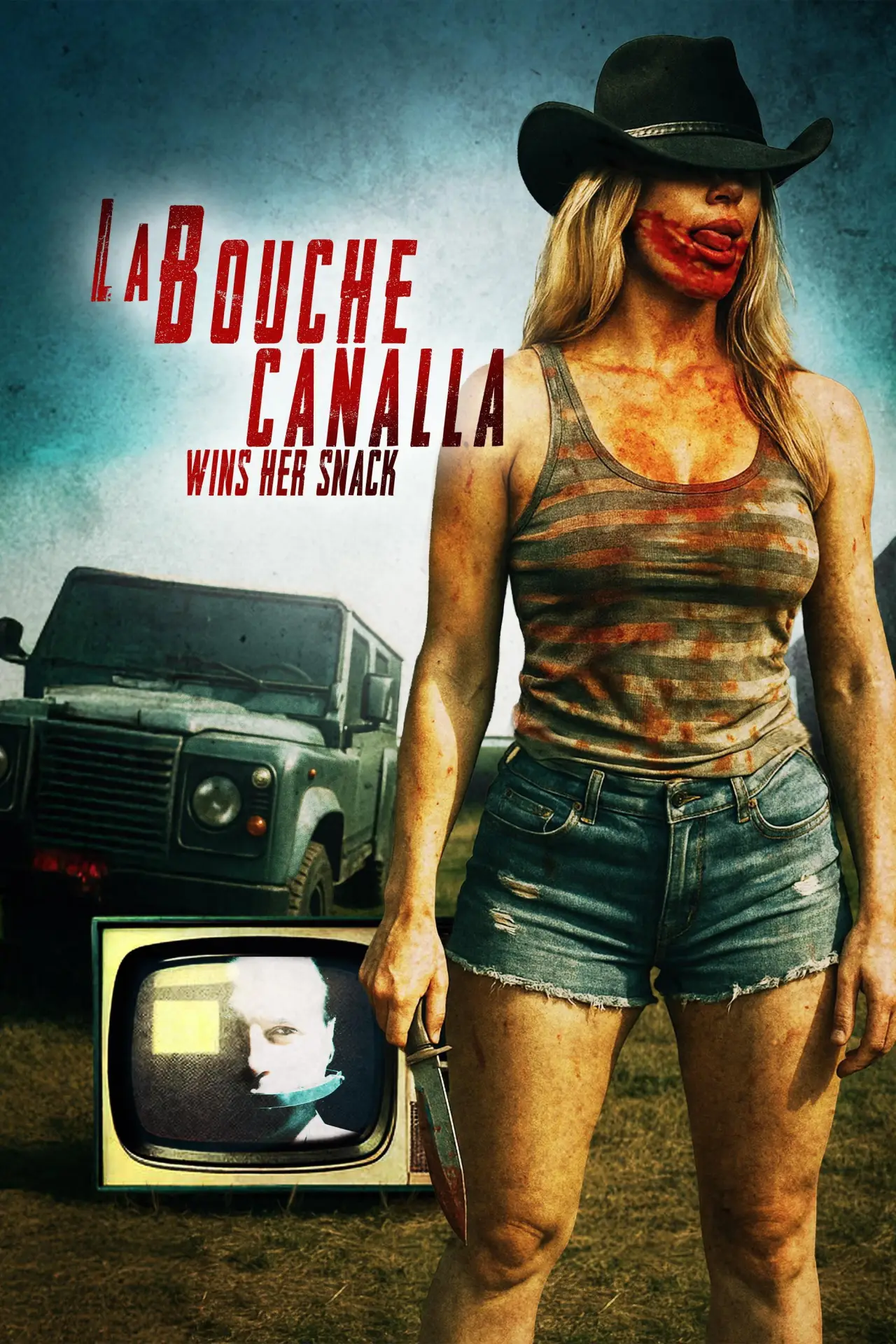 Plakat filmowy "LaBouche Canalla Wins Her Snack"