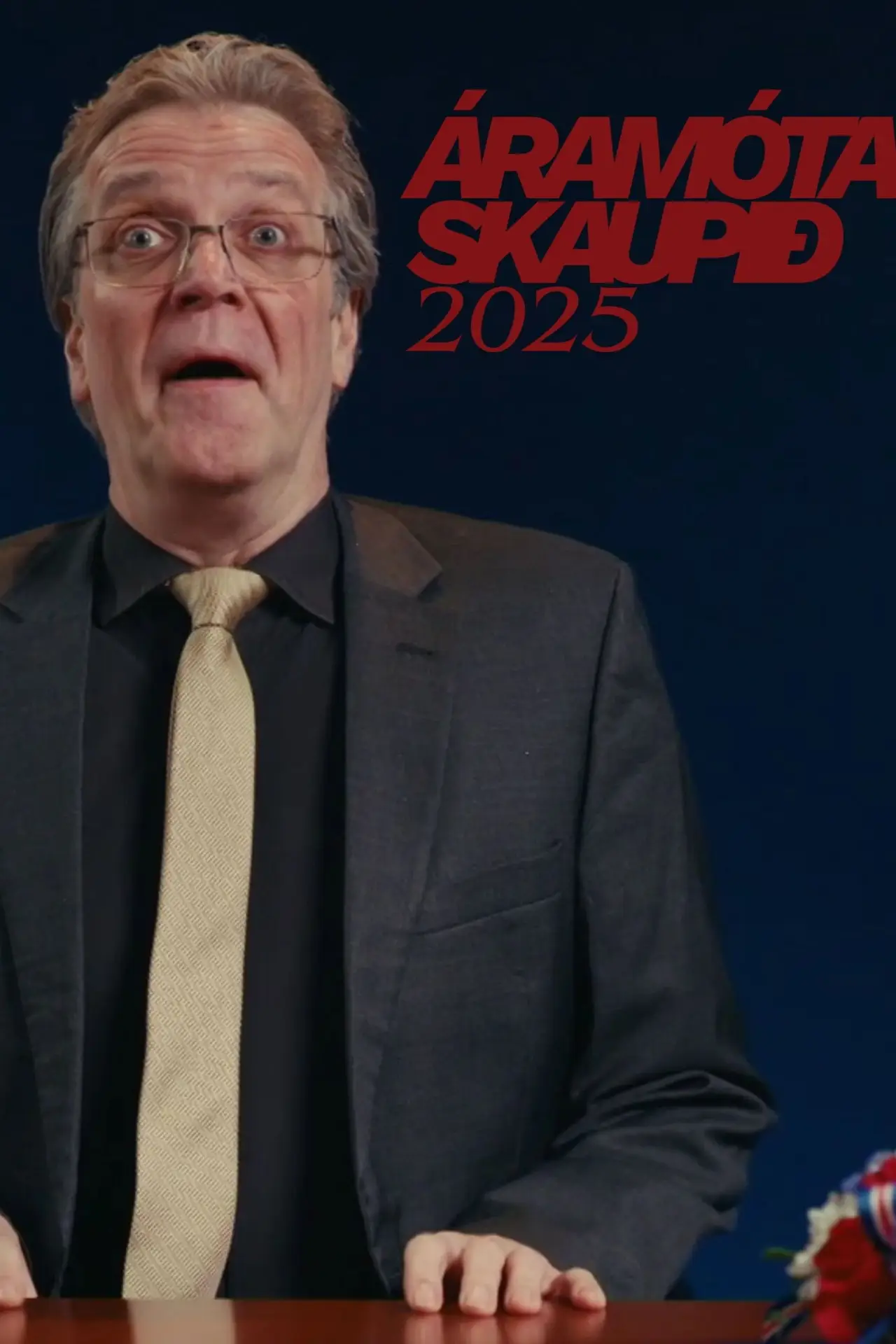 Plakat filmowy "Áramótaskaup: 2025"