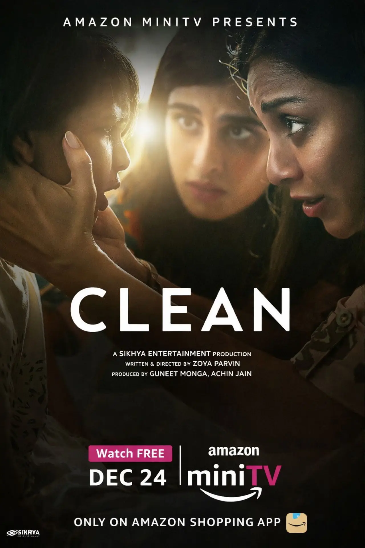 Plakat filmowy "Clean"