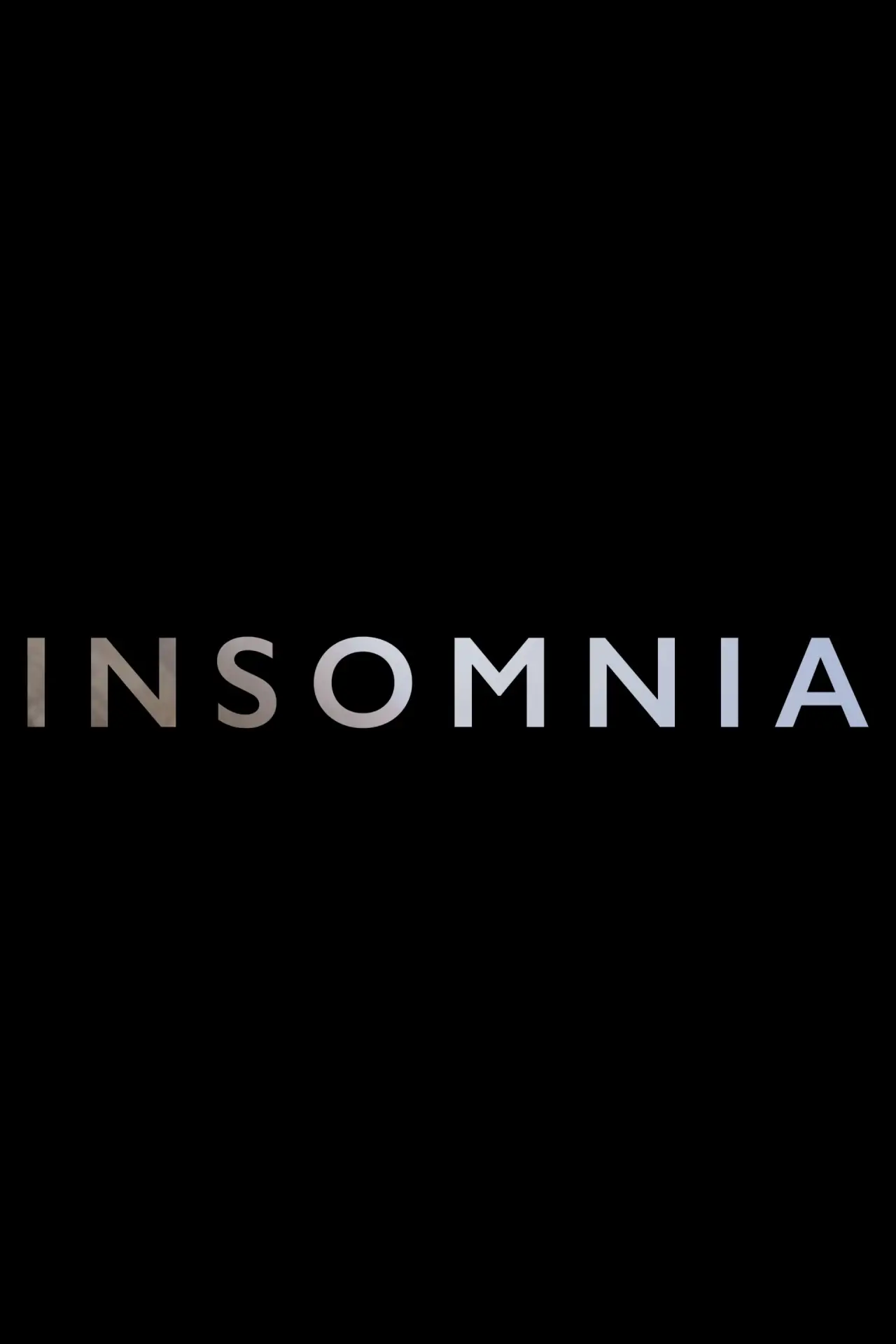 Plakat filmowy "Insomnia"