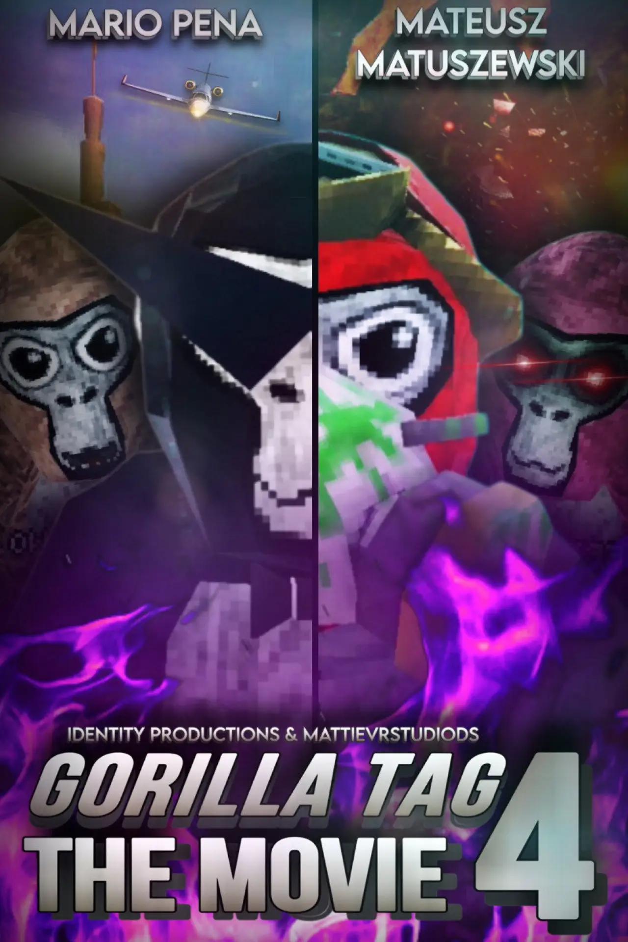 Plakat filmowy "Gorilla Tag: The Movie 4"