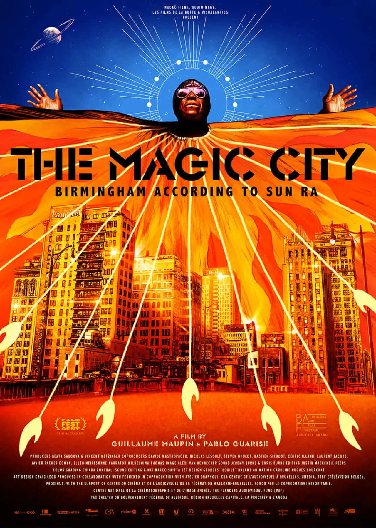Plakat filmowy "The Magic City: Birmingham according to Sun Ra"