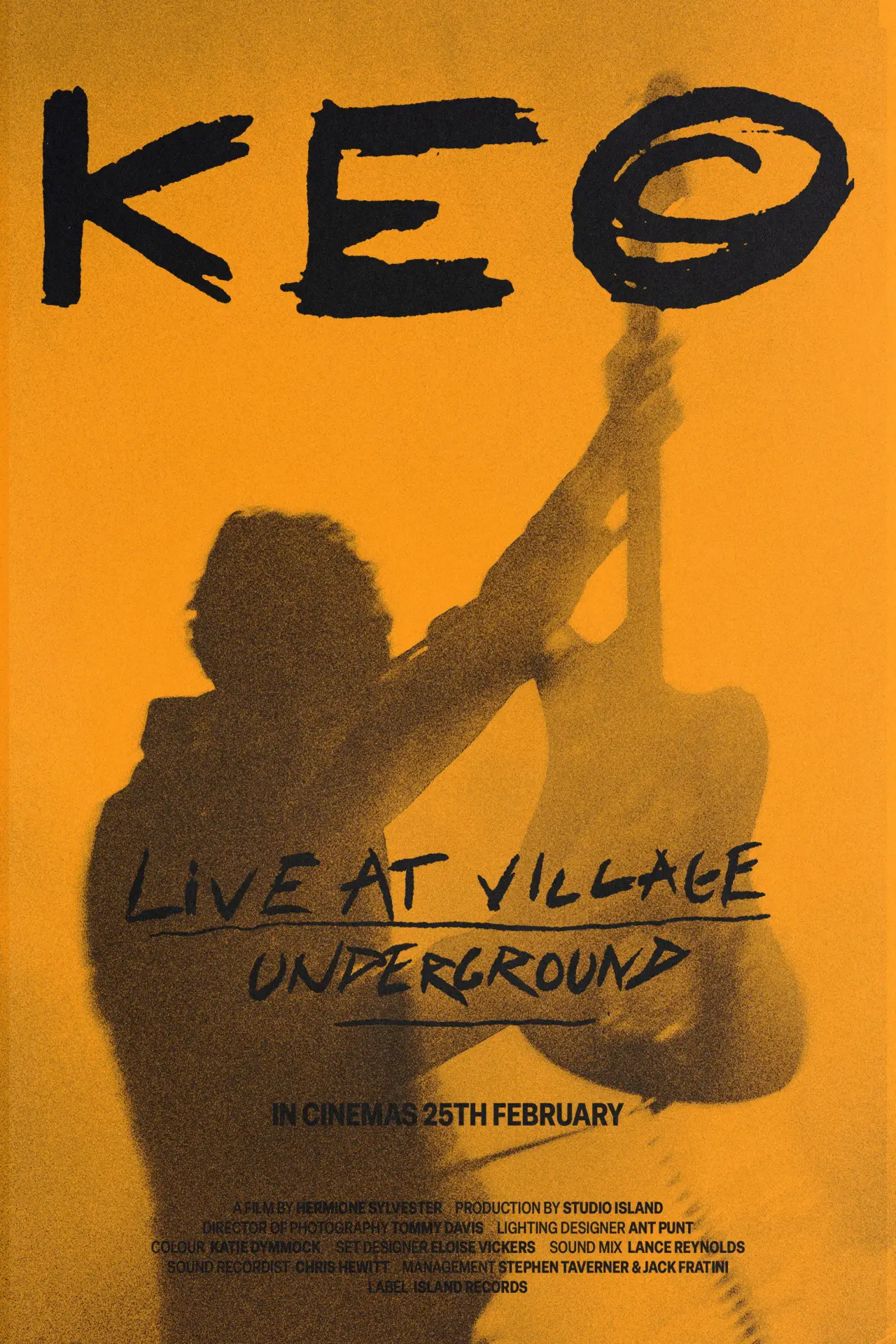 Plakat filmowy "Keo - Live at Village Underground"