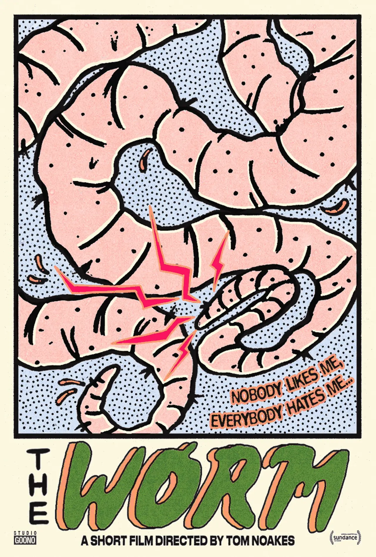 Plakat filmowy "The Worm"