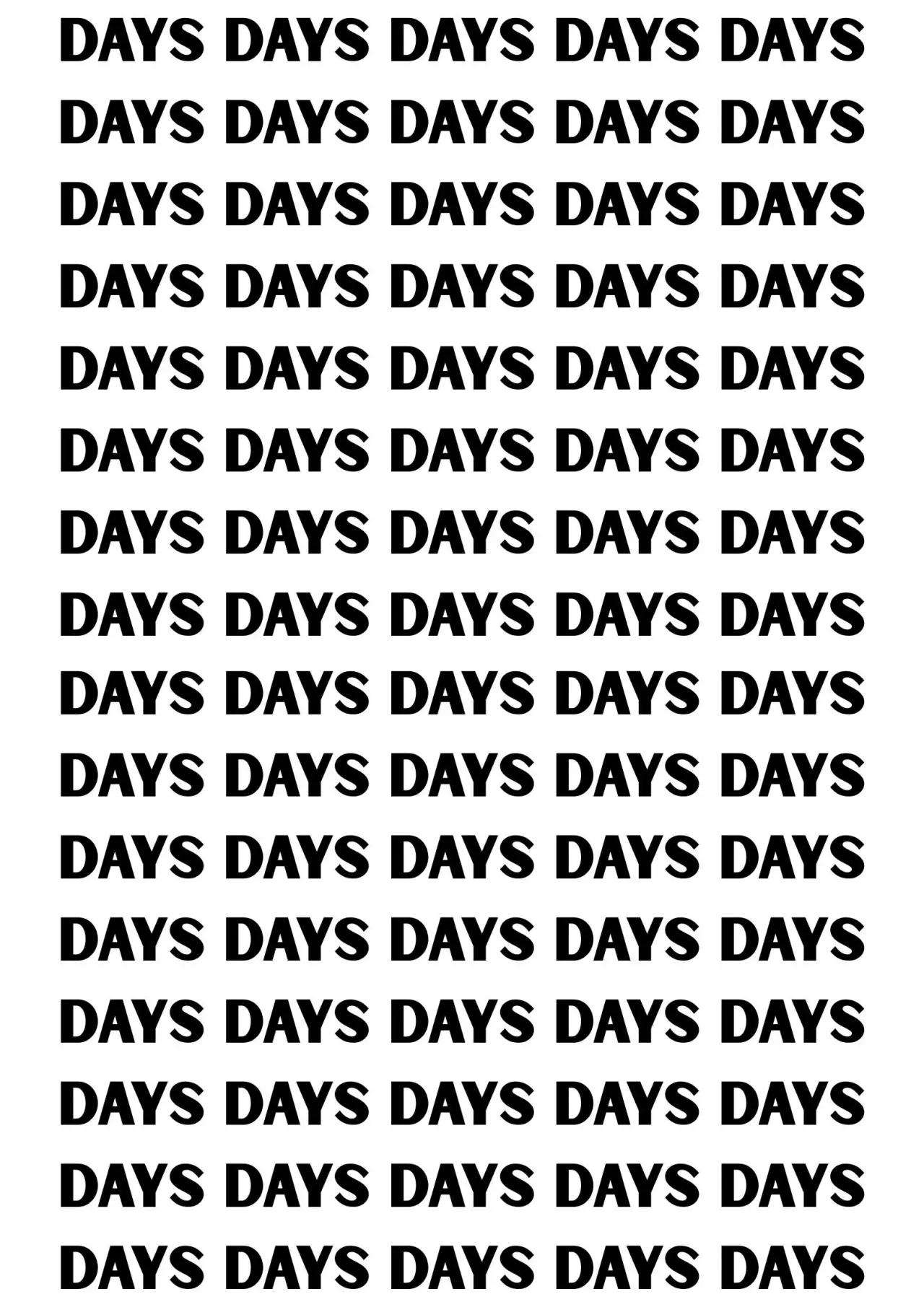 Plakat filmowy "Days"