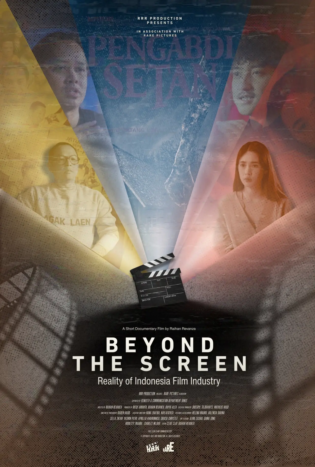 Plakat filmowy "Beyond the Screen: Reality of Indonesia Film Industry"