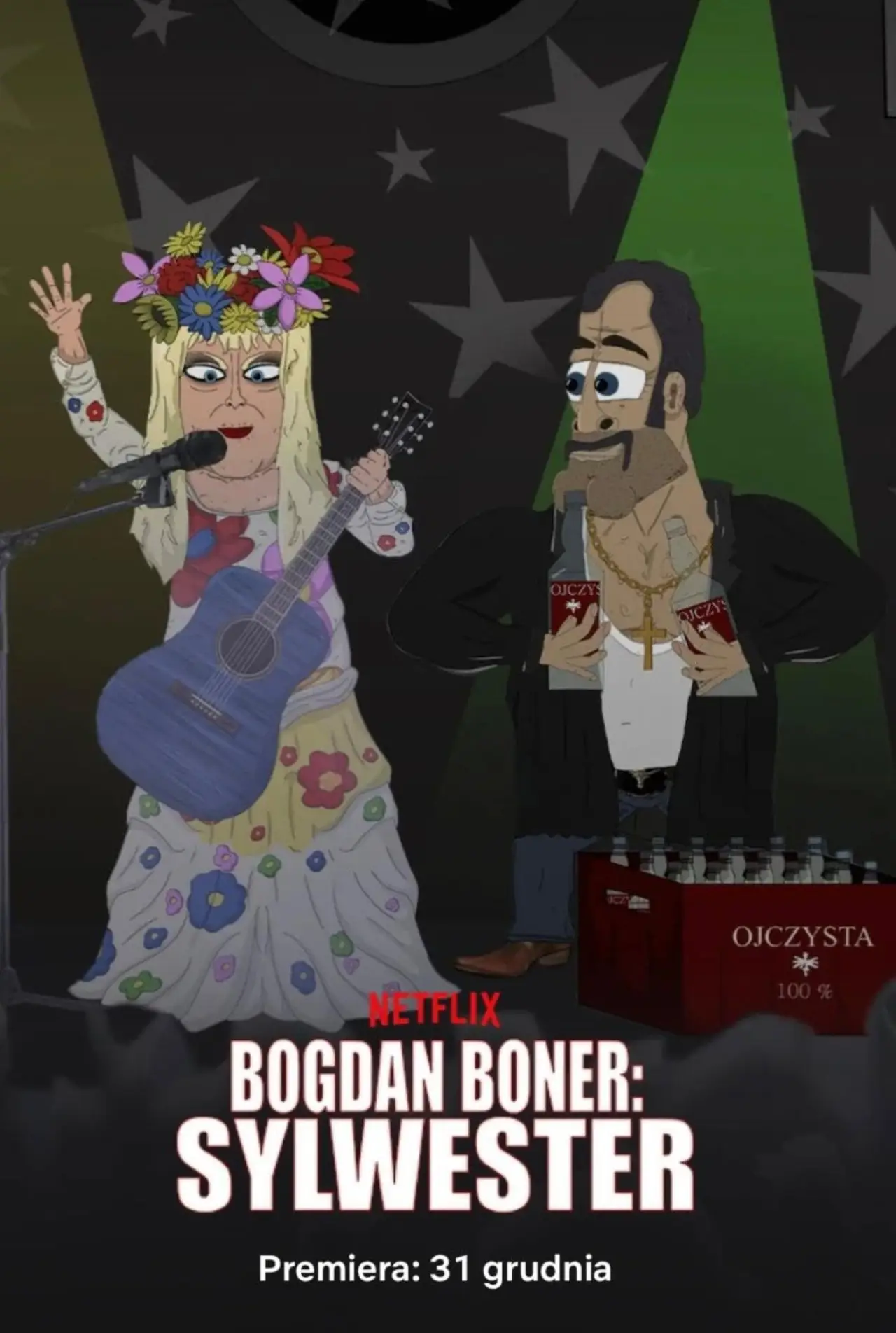 Plakat filmowy "Bogdan Boner: Sylwester"