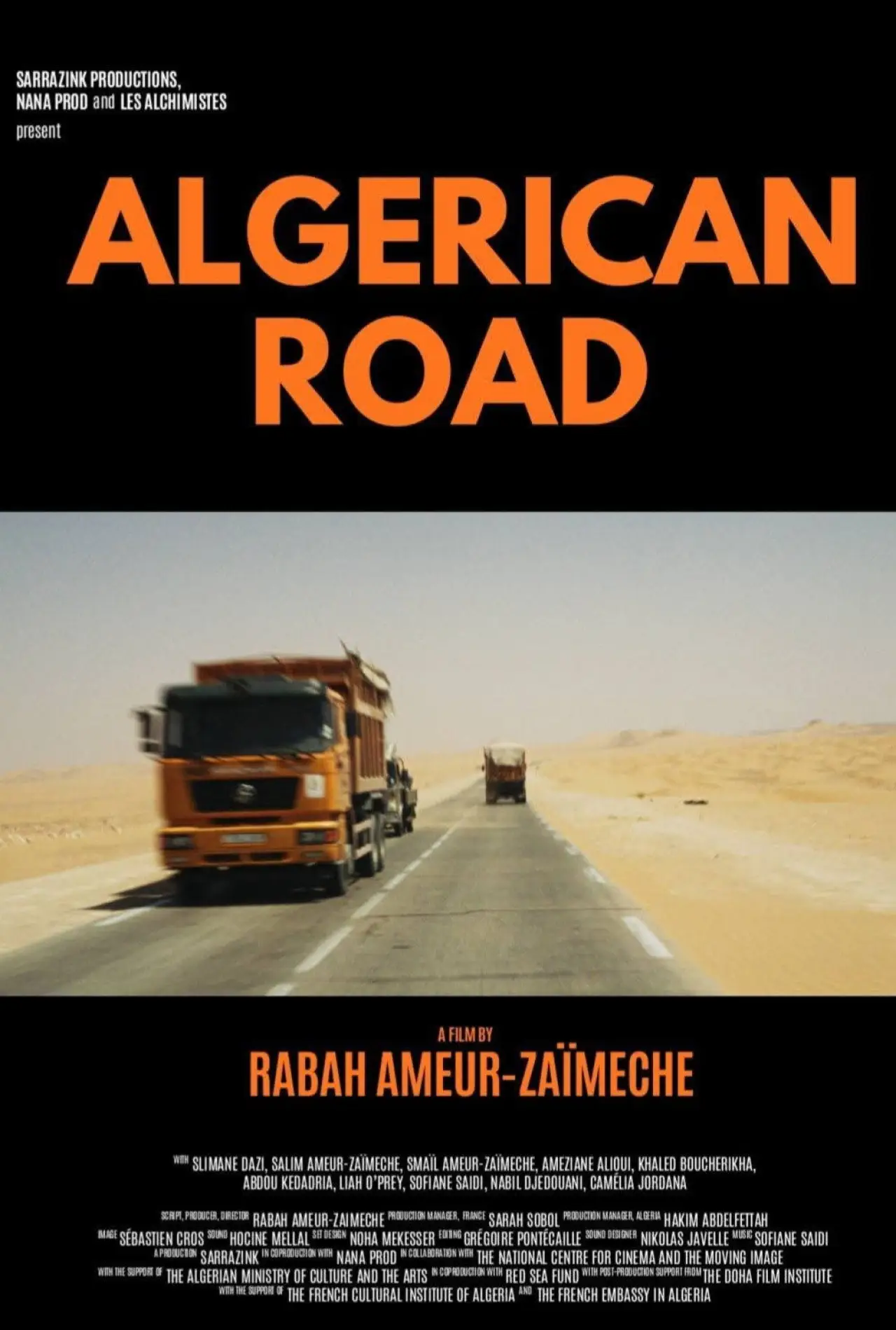 Plakat filmowy "Route algéricaine"