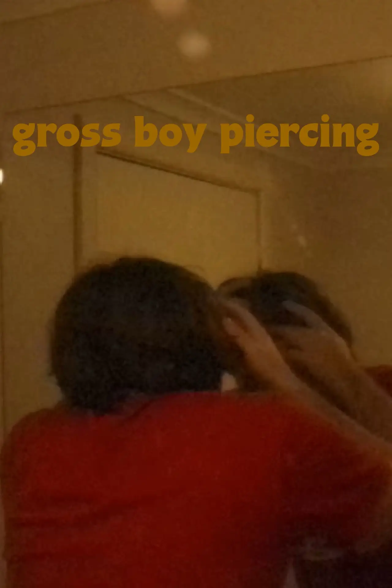 Plakat filmowy "Gross boy piercing"