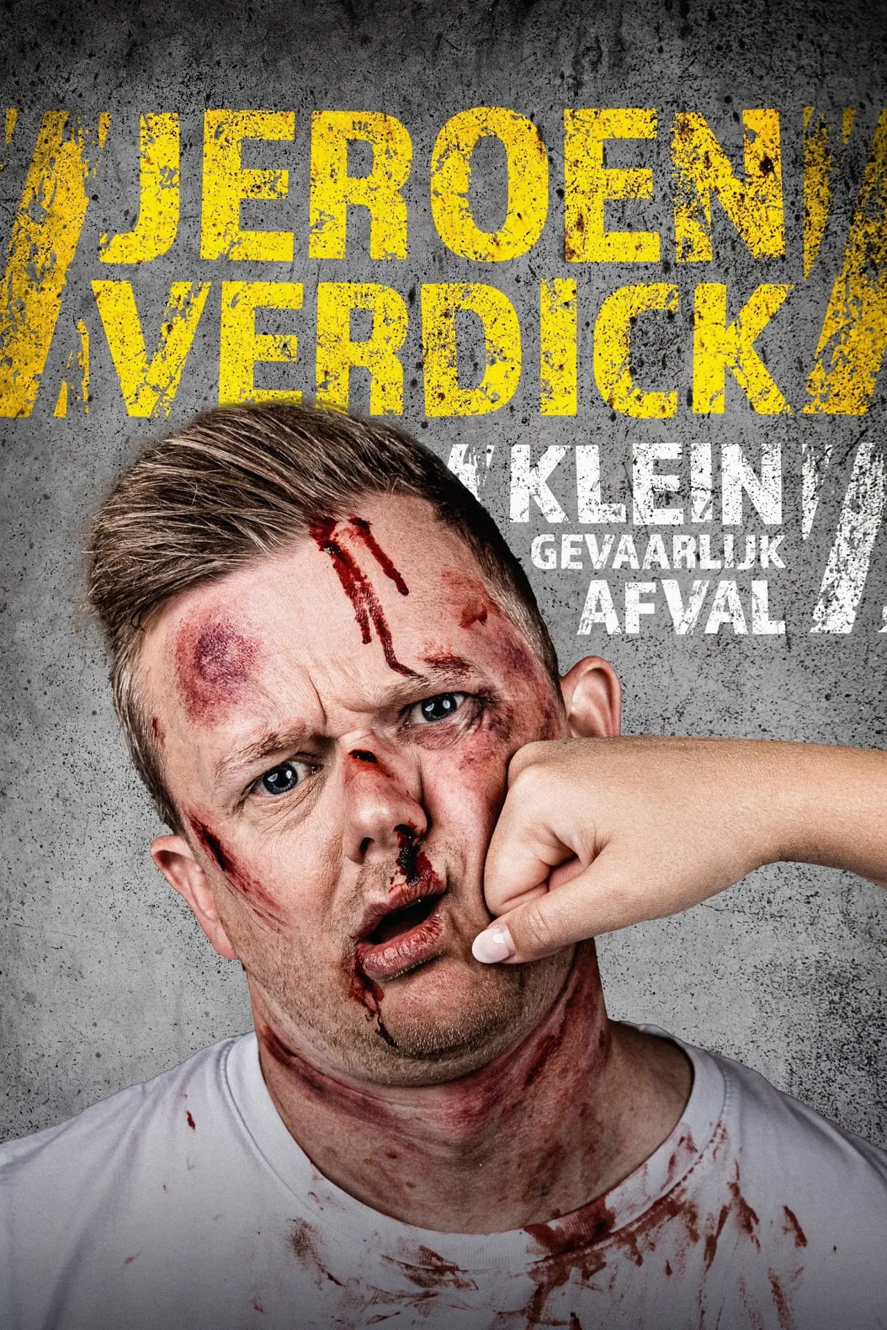 Plakat filmowy "Jeroen Verdick: Klein Gevaarlijk Afval"