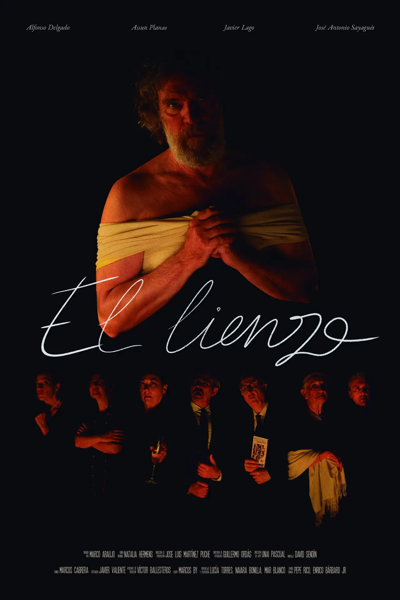 Plakat filmowy "El lienzo"