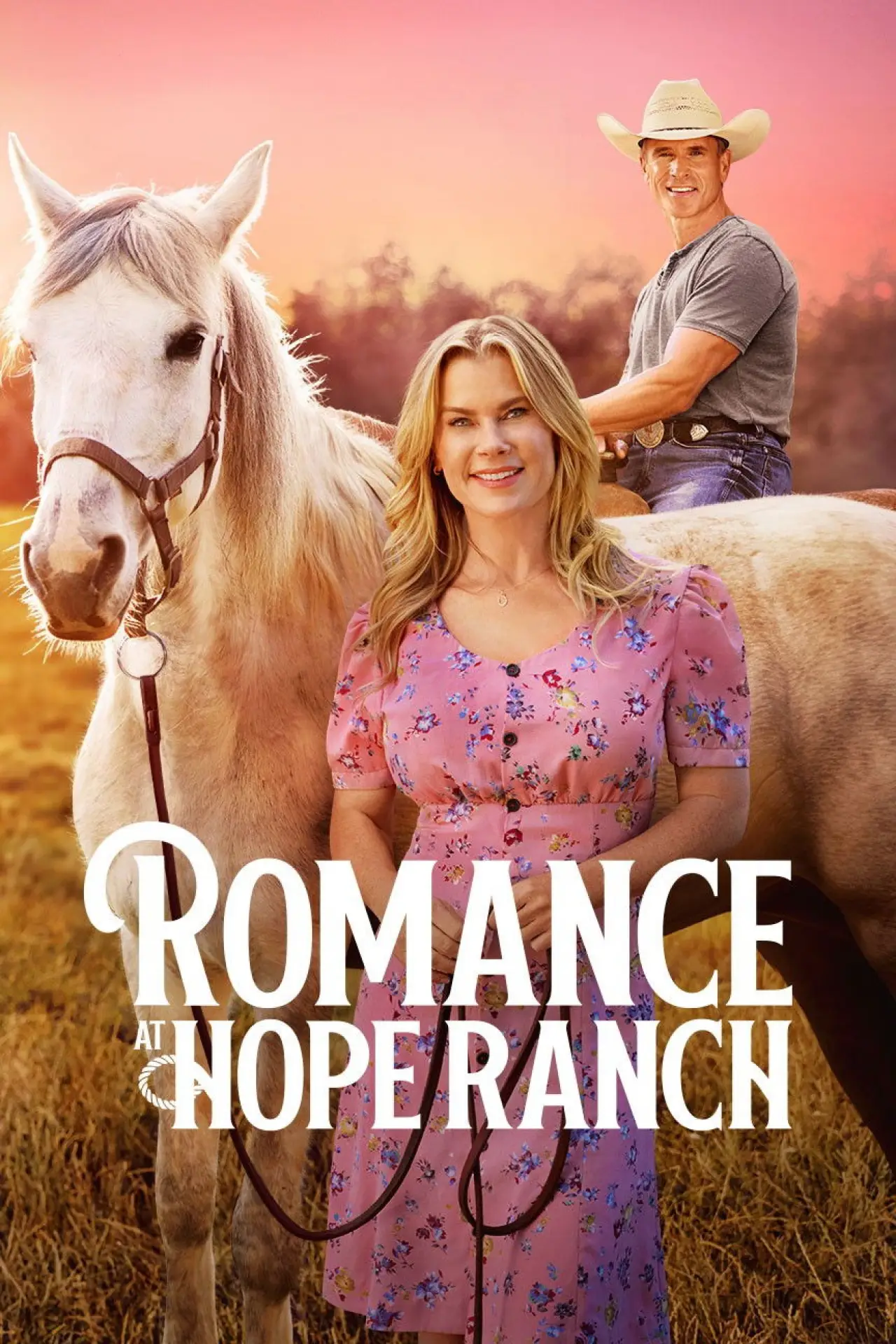 Plakat filmowy "Romance at Hope Ranch"