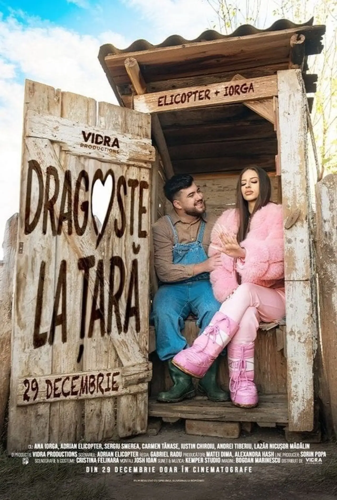 Plakat filmowy "Dragoste la țară"