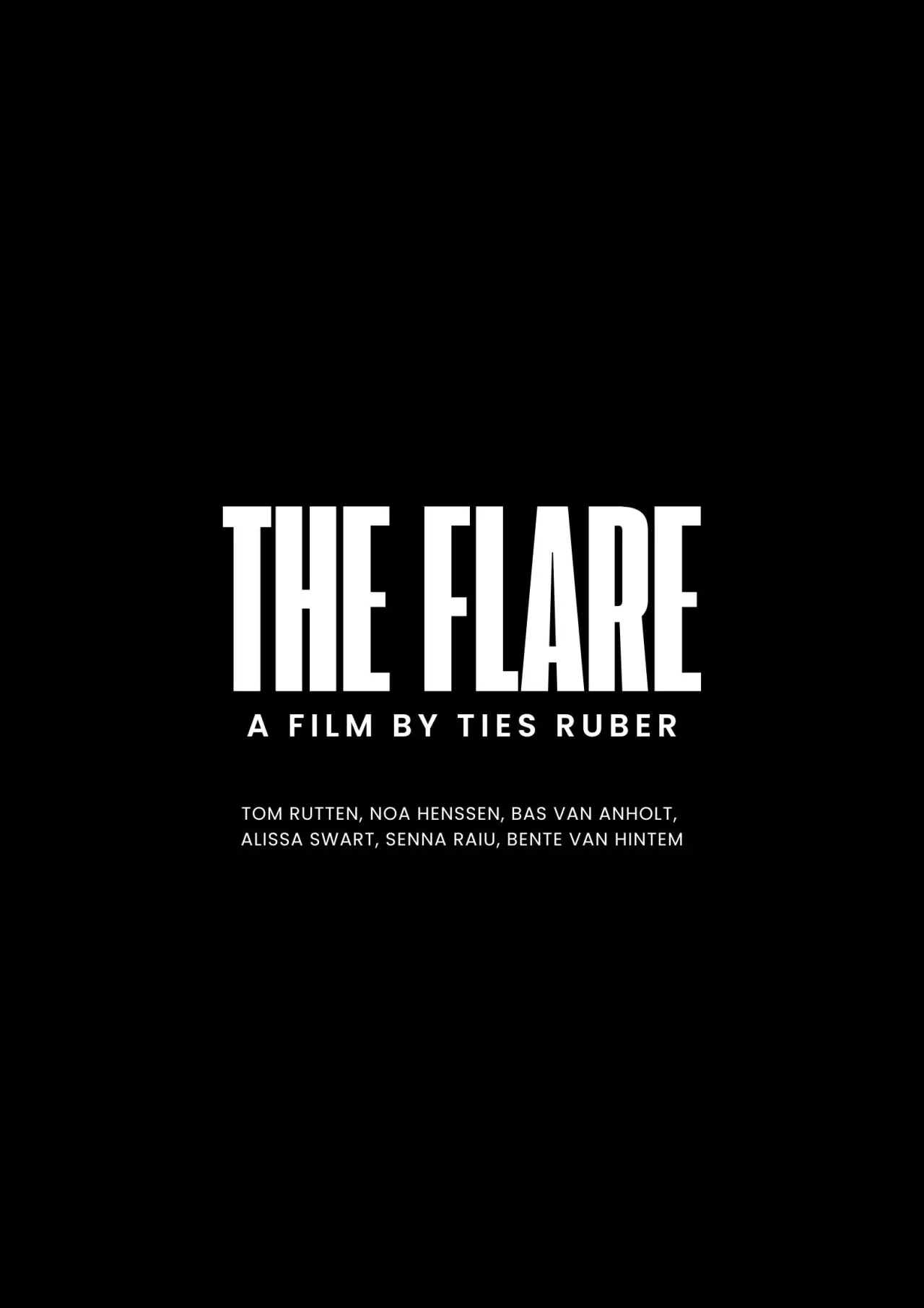 Plakat filmowy "The Flare"