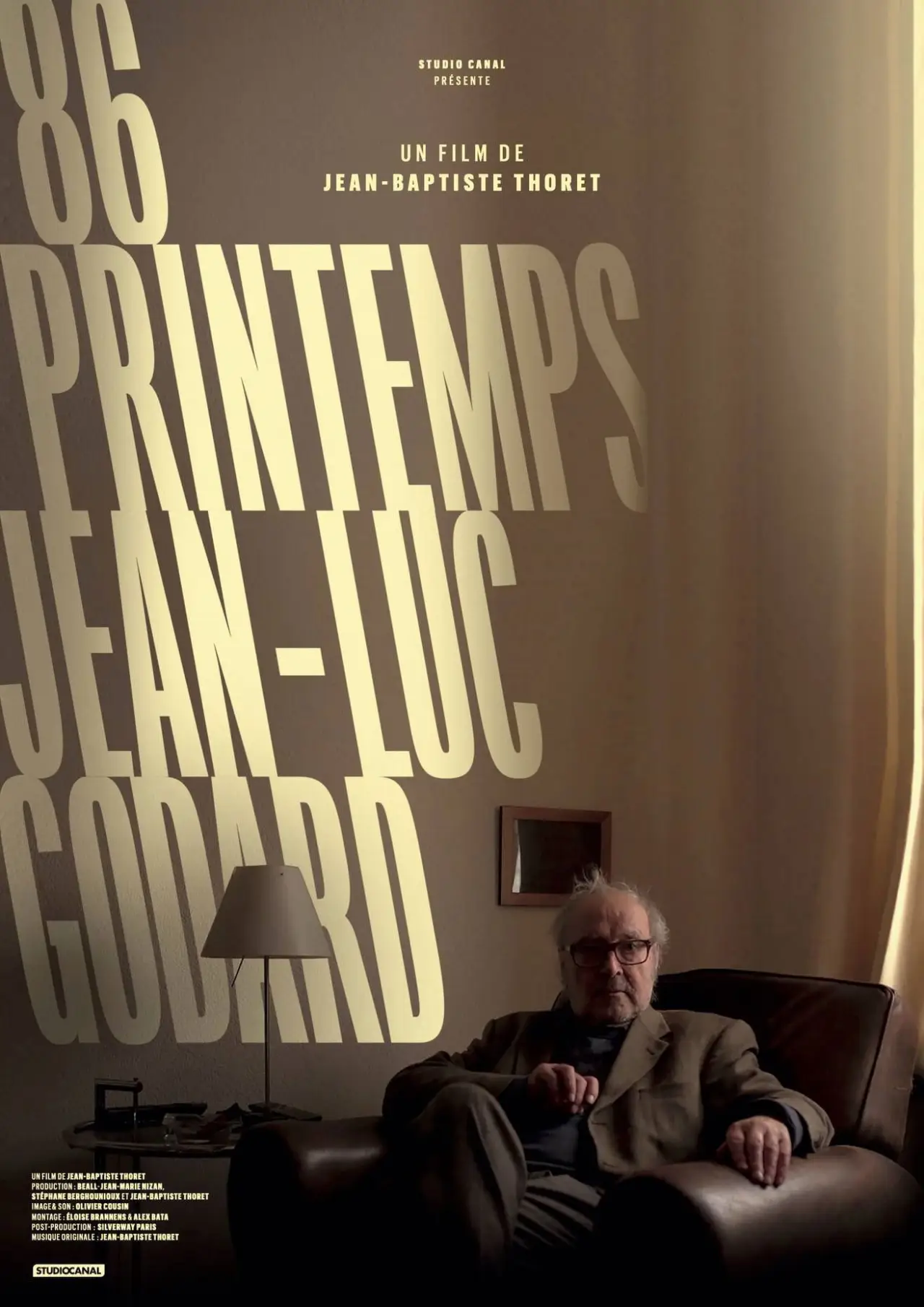 Plakat filmowy "86 printemps, Jean-Luc Godard"