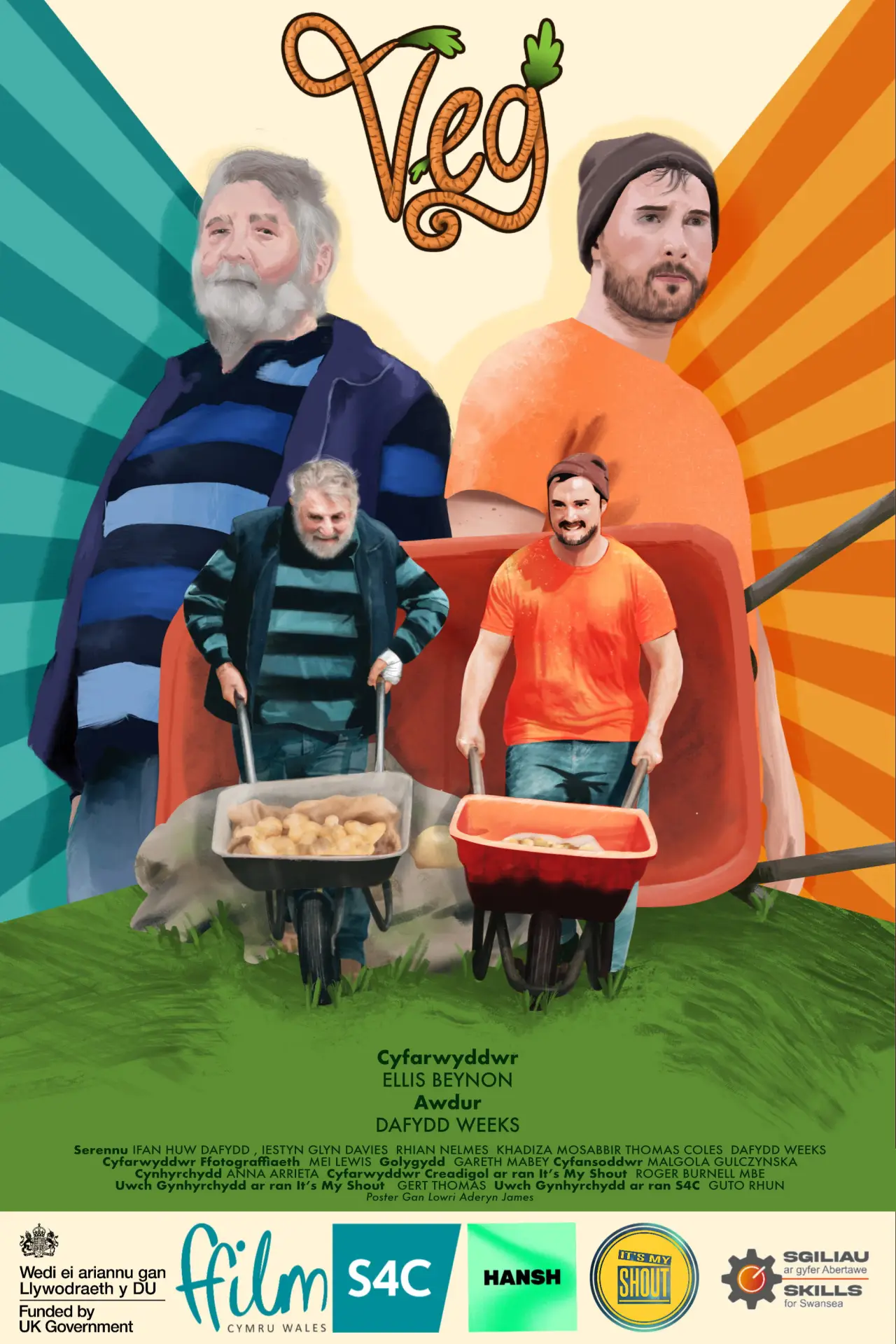 Plakat filmowy "llysiau"