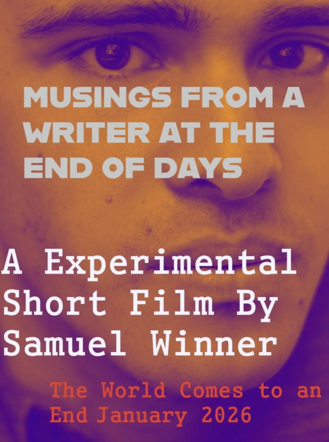 Plakat filmowy "Musings From a Writer at the End of Days"