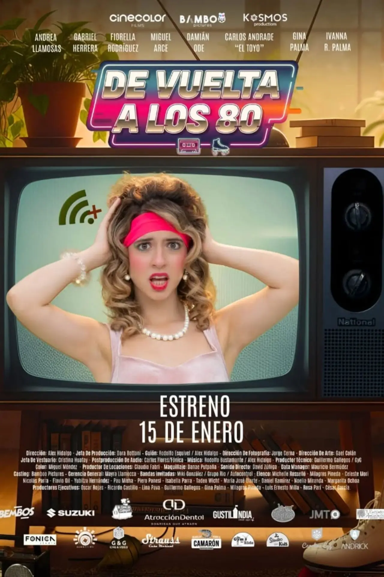 Plakat filmowy "De vuelta a los 80"