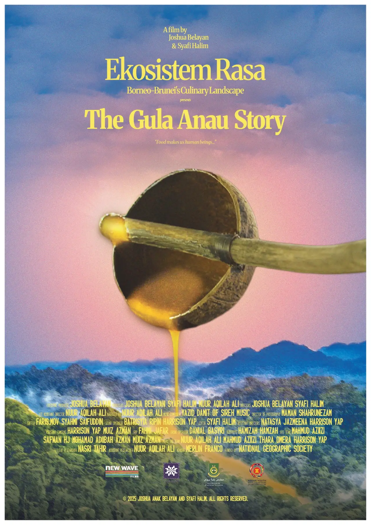Plakat filmowy "Ekosistem Rasa: The Gula Anau Story"