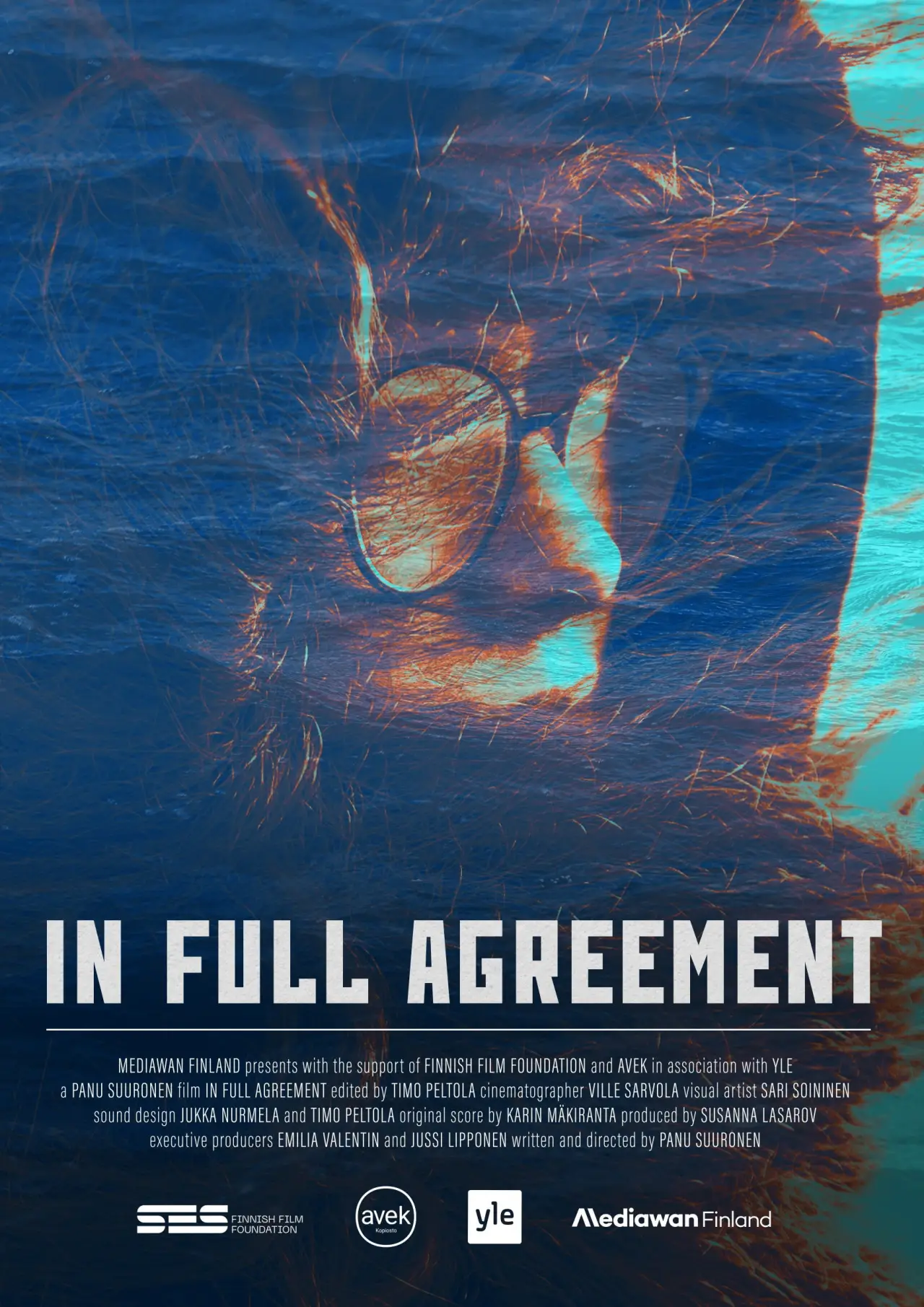 Plakat filmowy "Korvia huumaava hiljaisuus"