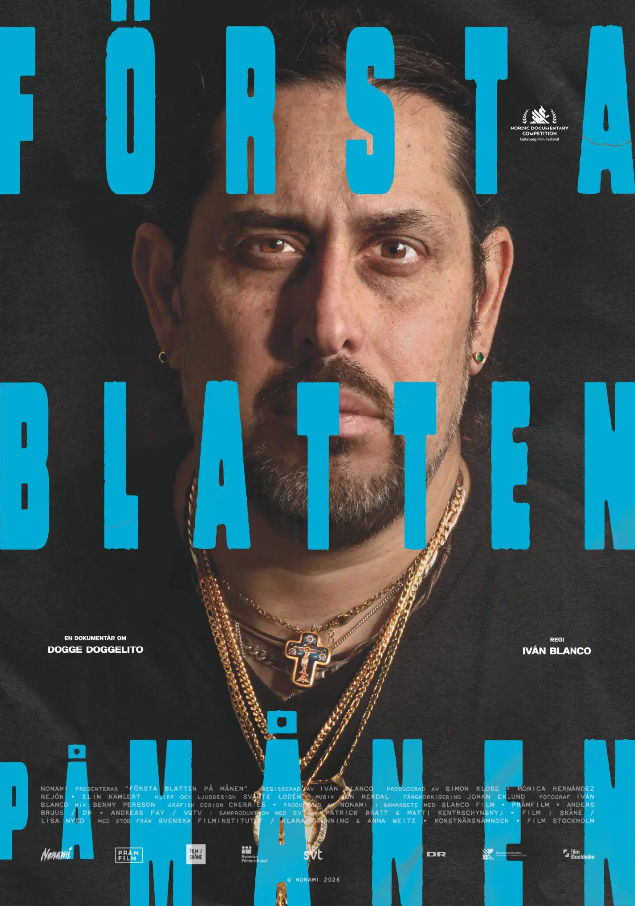 Plakat filmowy "Första blatten på månen"
