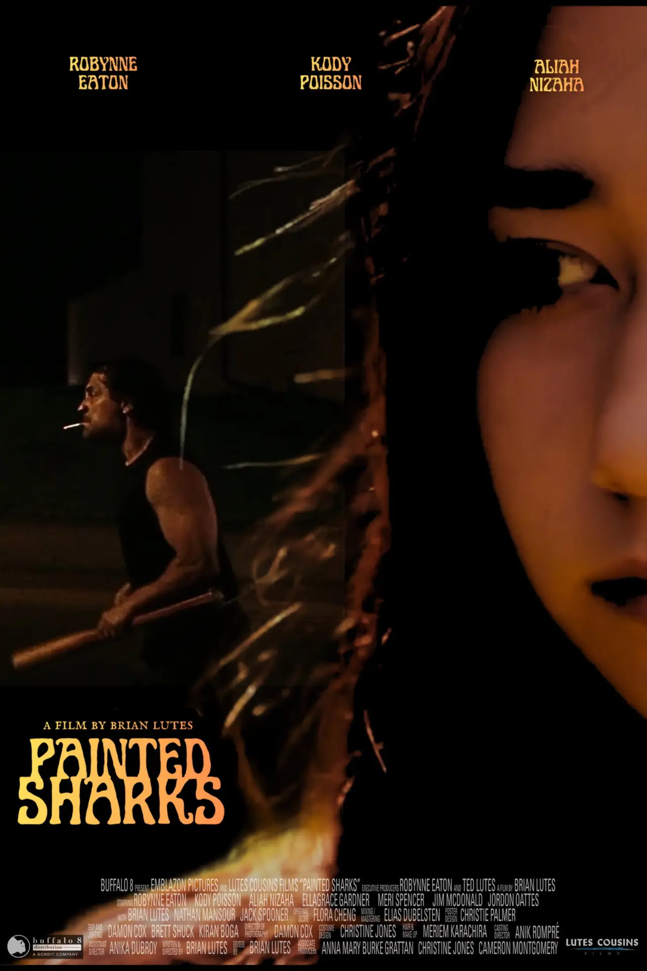 Plakat filmowy "Painted Sharks"