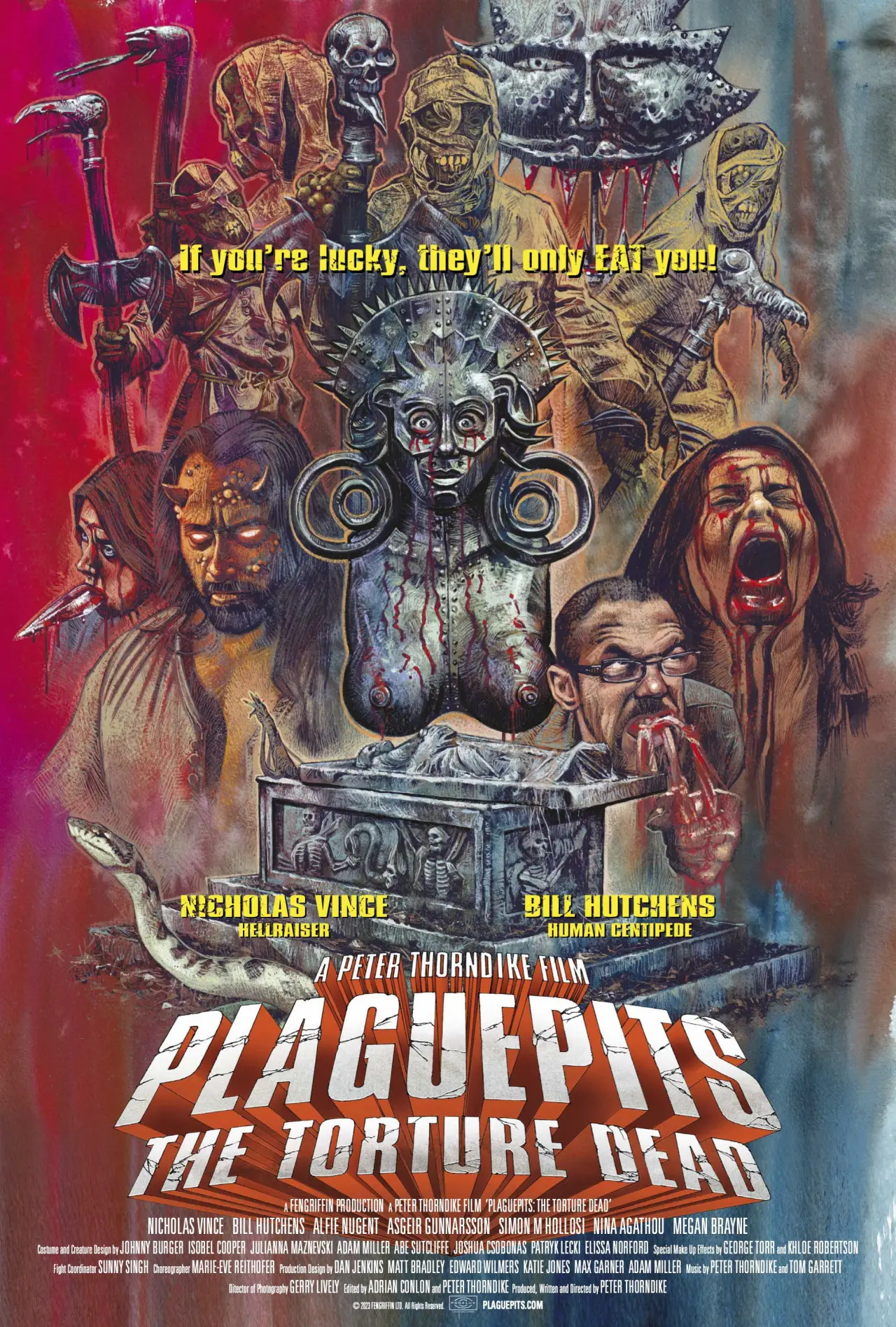 Plakat filmowy "Plaguepits: The Torture Dead"
