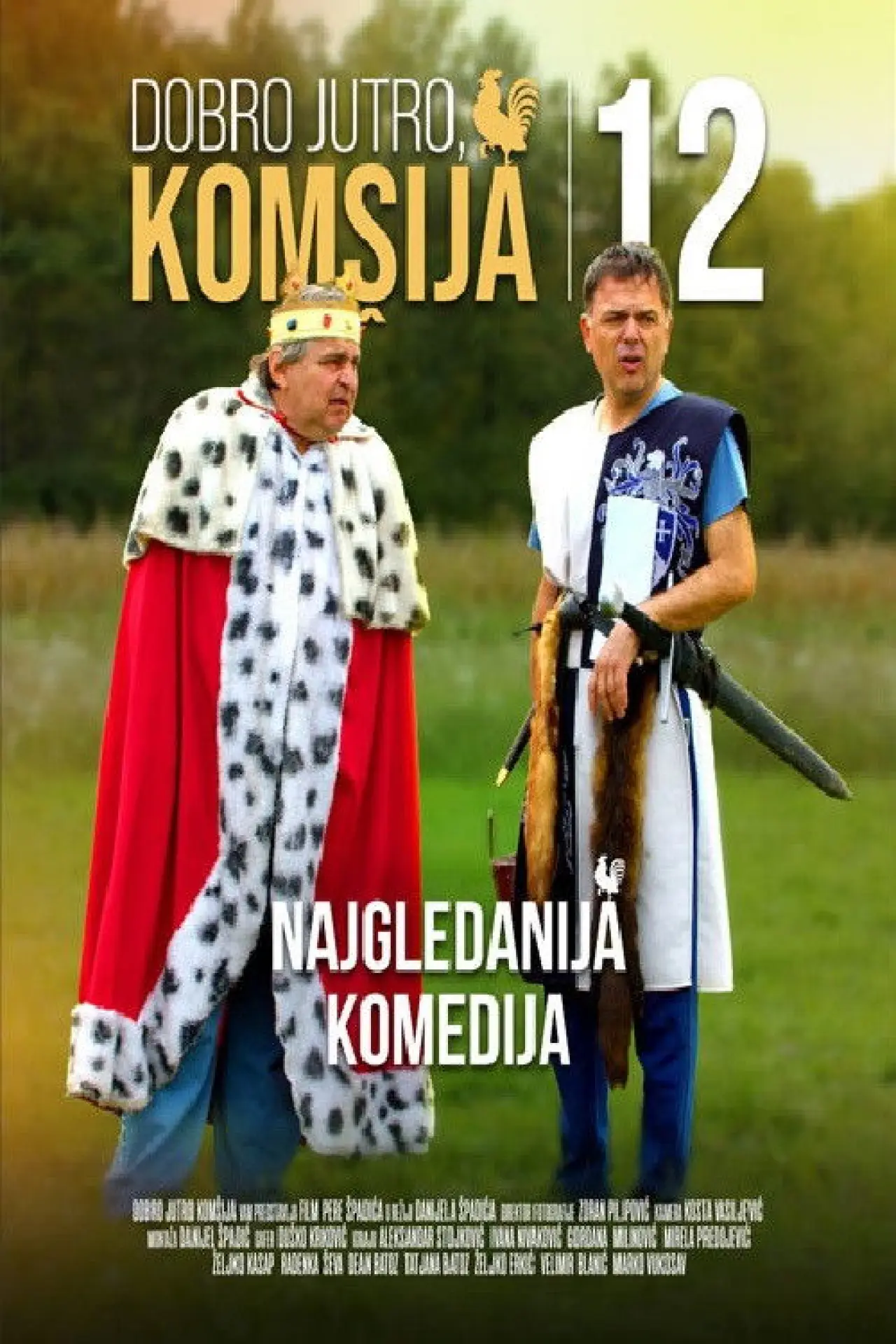 Plakat filmowy "Dobro jutro, komšija 12"