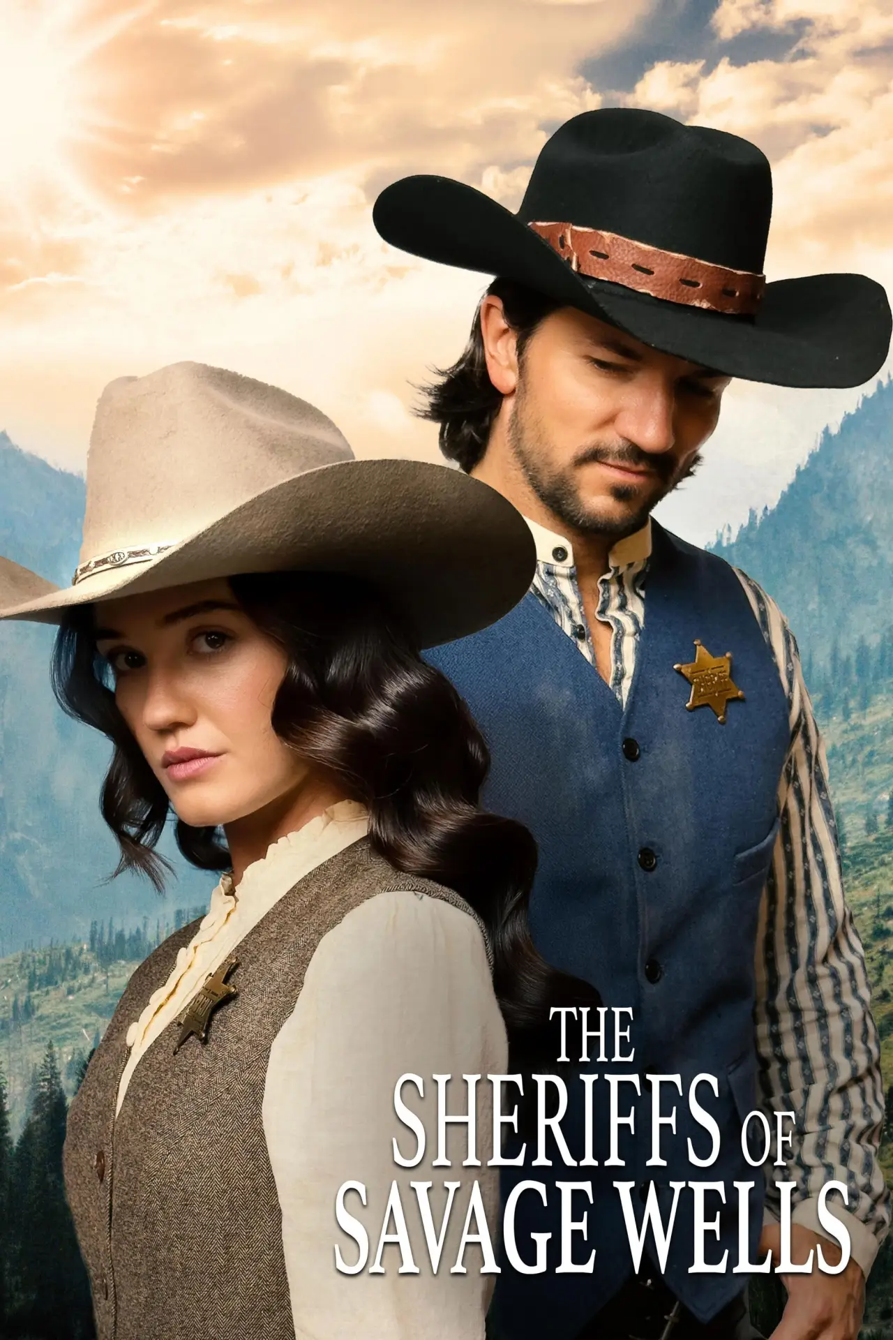 Plakat filmowy "The Sheriffs of Savage Wells"