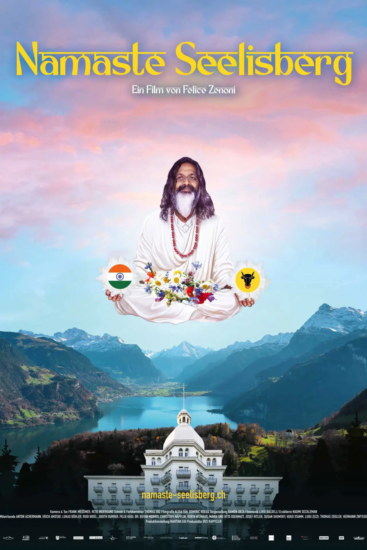 Plakat filmowy "Namaste Seelisberg"
