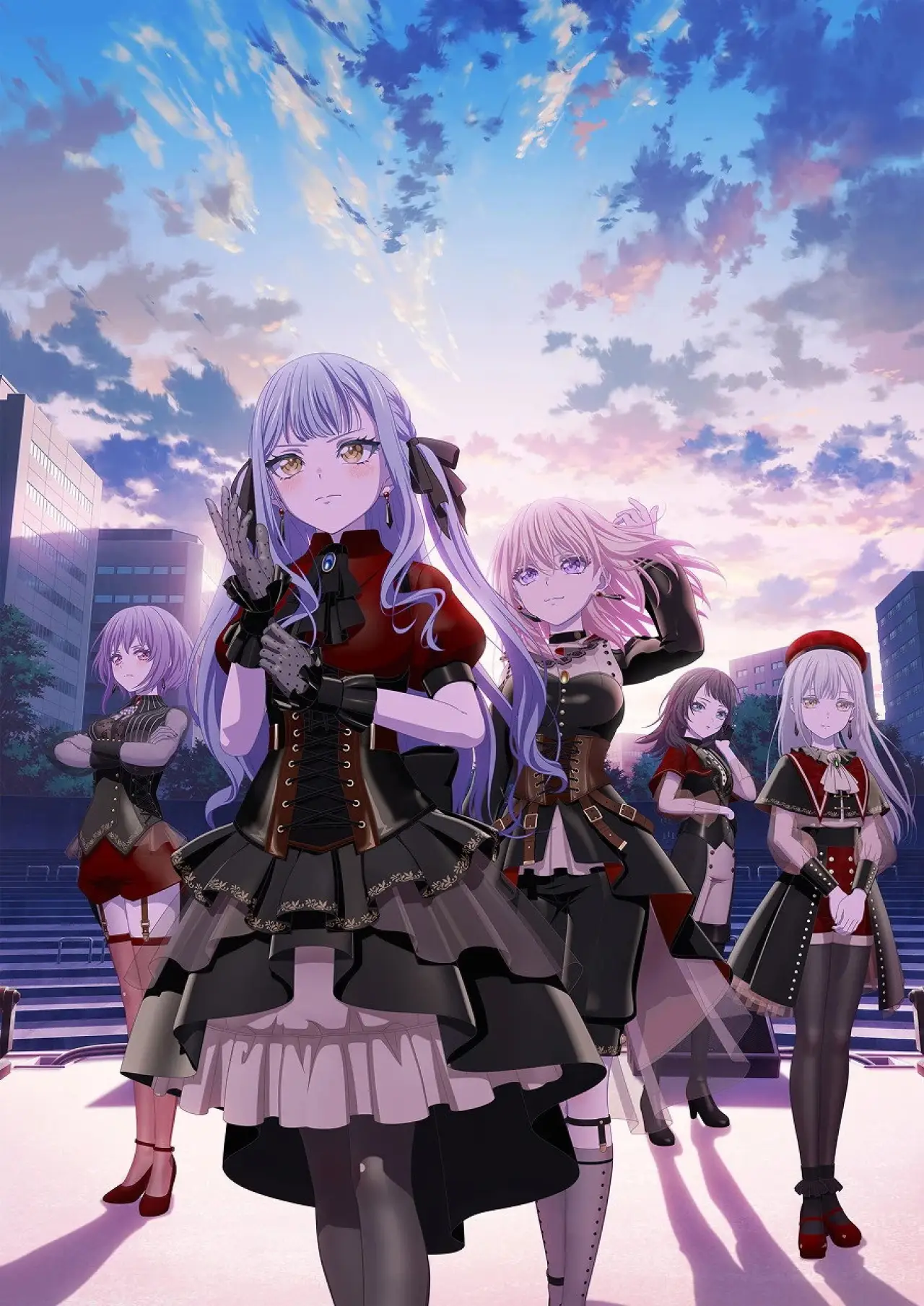 Plakat filmowy "BanG Dream! Ave Mujica prima aurora"