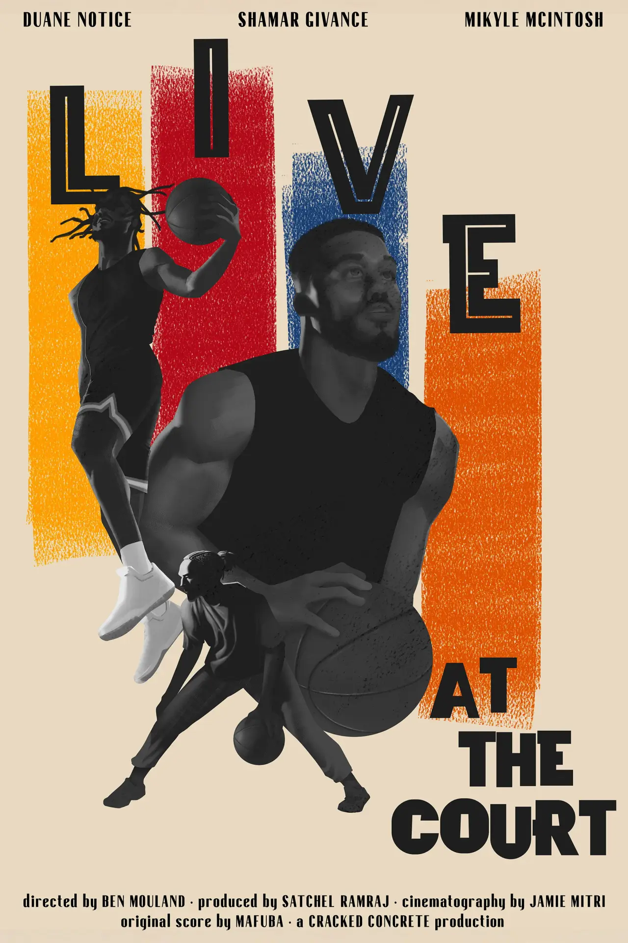 Plakat filmowy "LIVE at the Court"