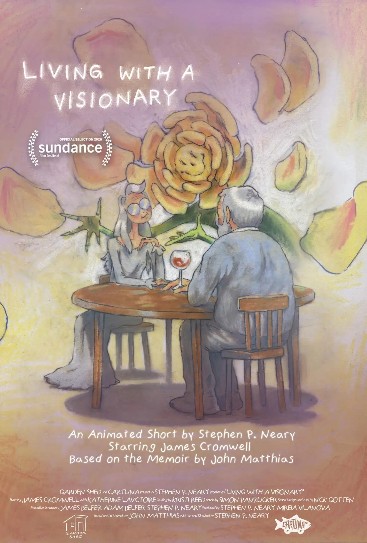 Plakat filmowy "Living With A Visionary"