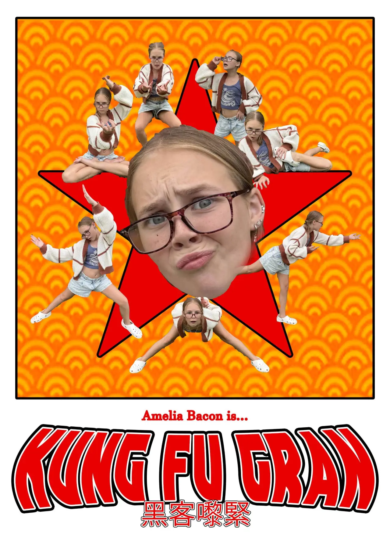 Plakat filmowy "Kung Fu Gran"