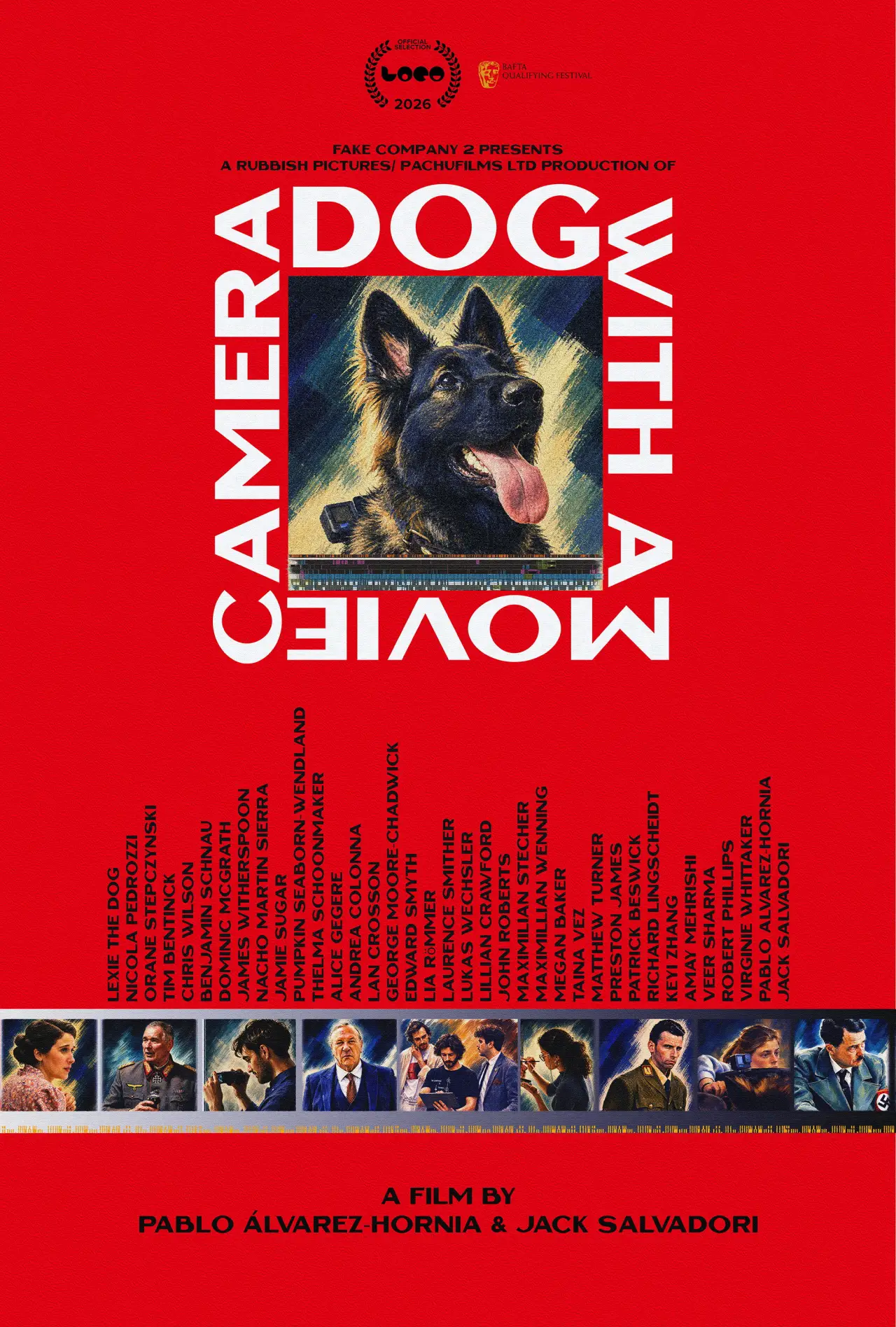 Plakat filmowy "Dog with a Movie Camera"