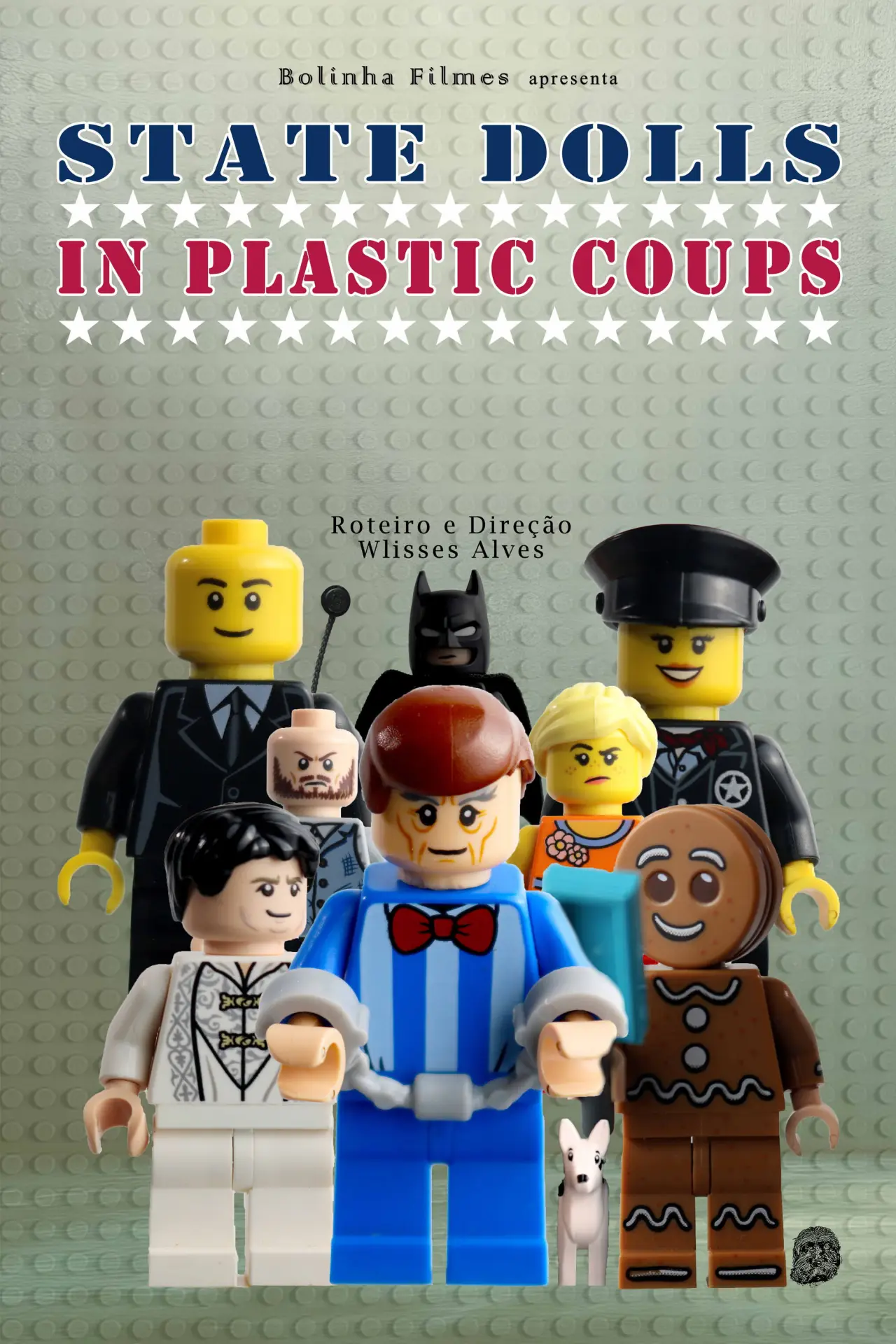 Plakat filmowy "Bonecos de Estado em Golpes de Plástico"