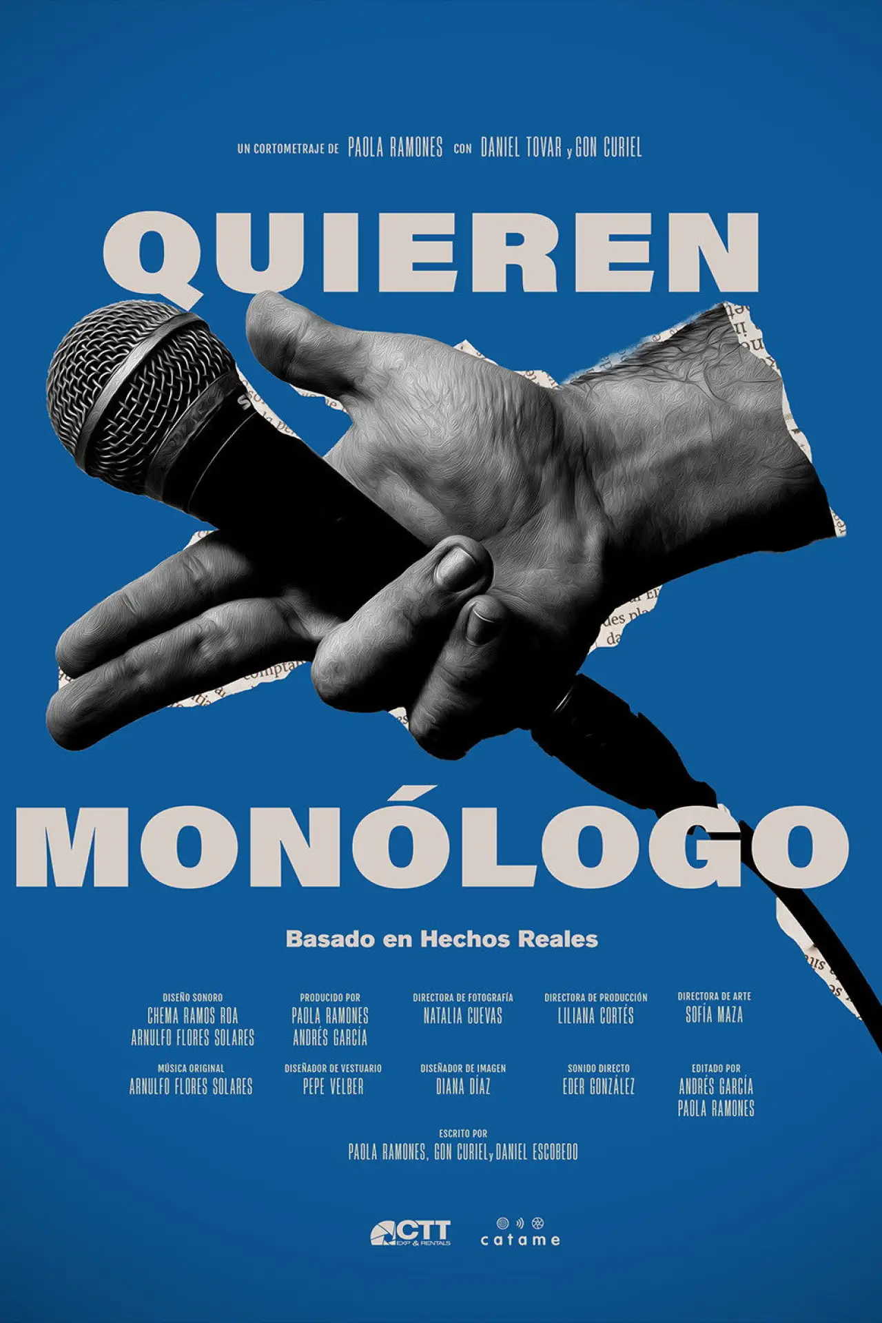 Plakat filmowy "Quieren Monólogo"