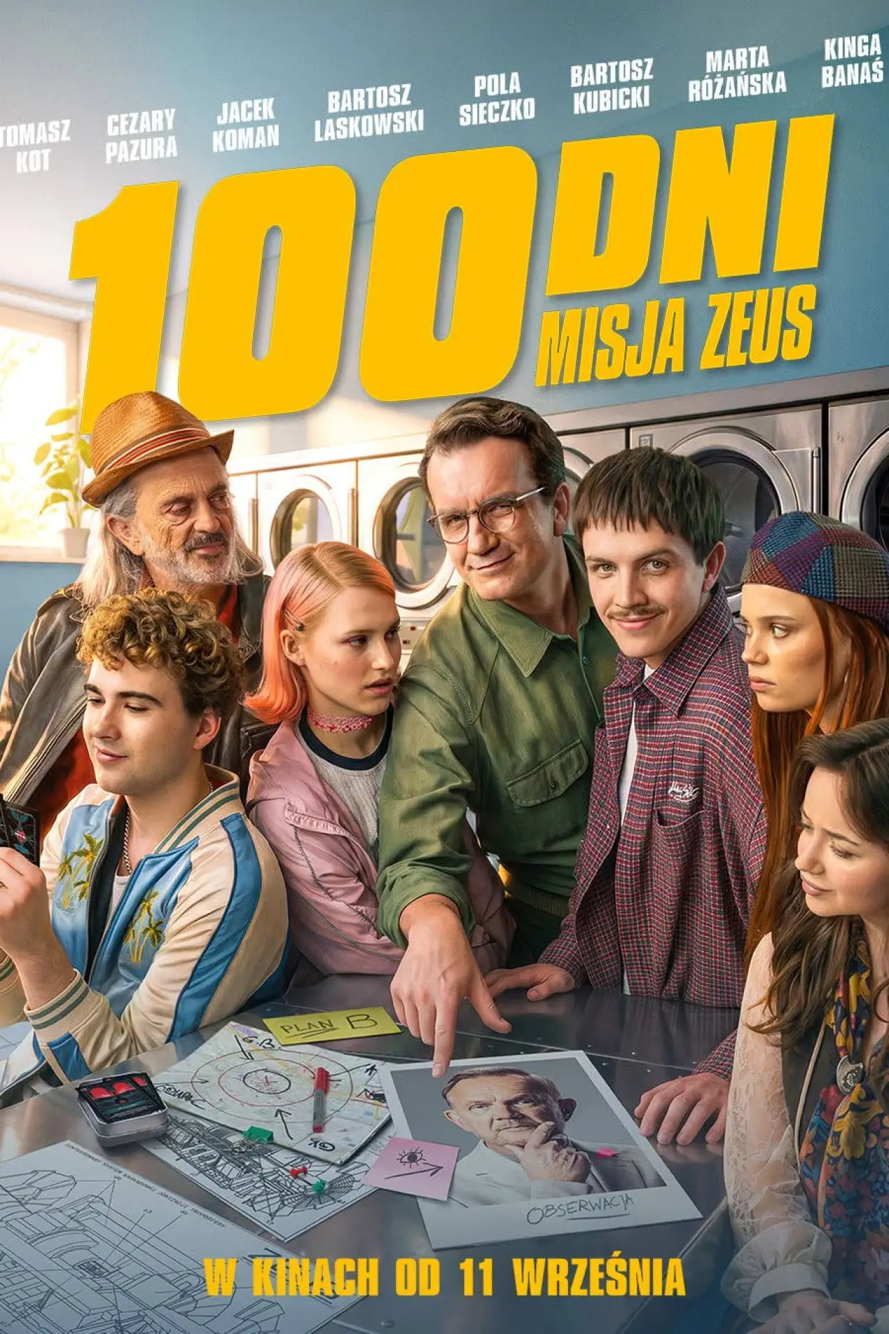 Plakat filmowy "100 dni: Misja Zeus"