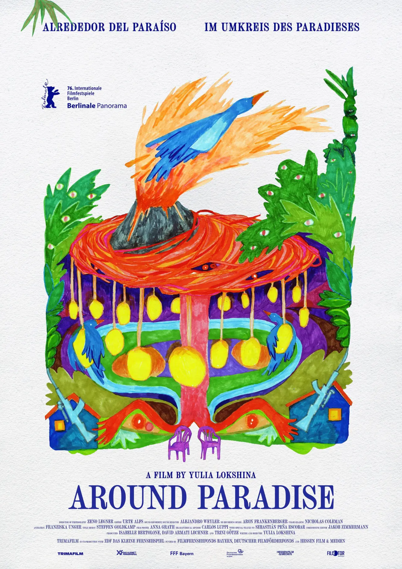 Plakat filmowy "Im Umkreis des Paradieses"